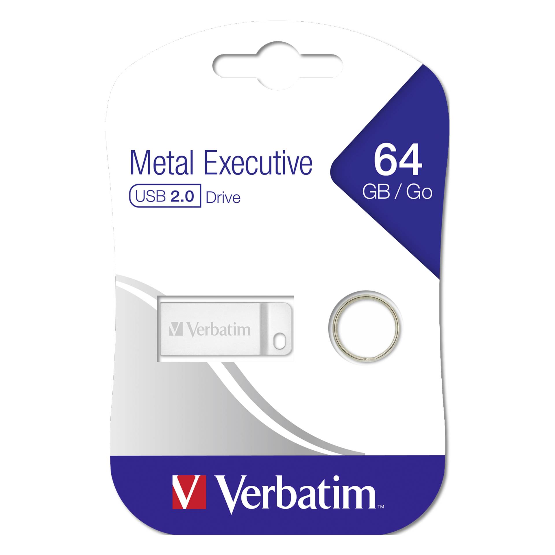 Verbatim Metal Executive    64GB USB 2.0 argento