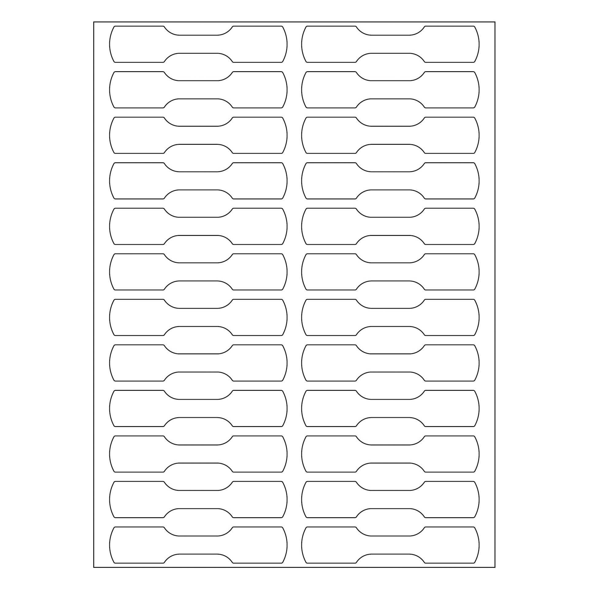 Herma Jewellery Labels 10x49 25 Sheets 111x170 600 pcs. 2510