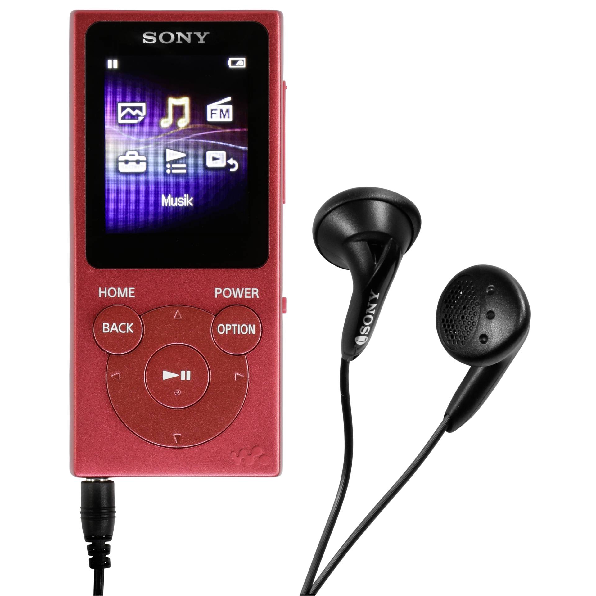 Sony NW-E394R                8GB rosso