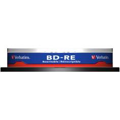 1x10 Verbatim BD-RE Blu-Ray 25GB 2x Speed, Cakebox 2