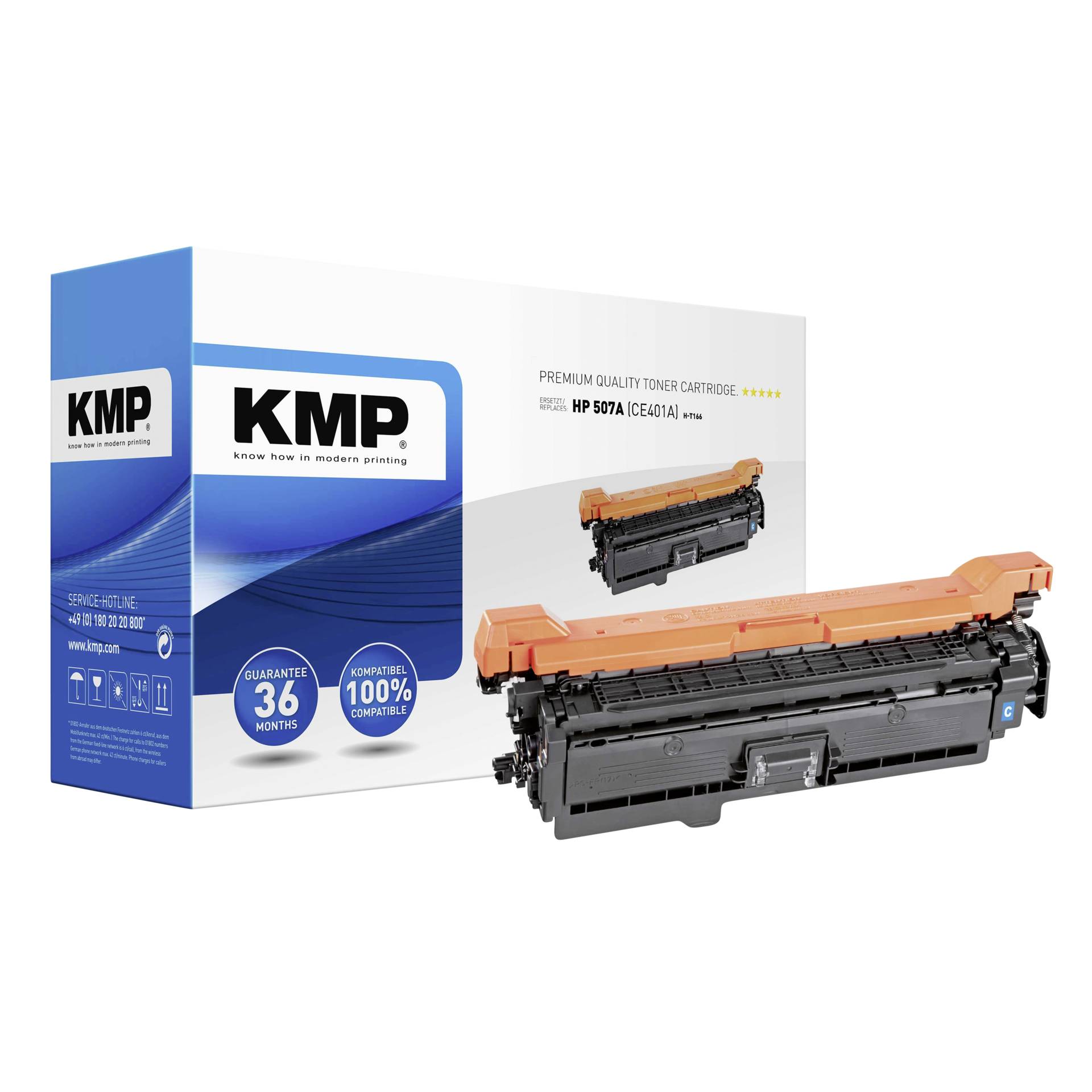 KMP H-T166 cartuccia ciano compatibile con HP CE 401 A