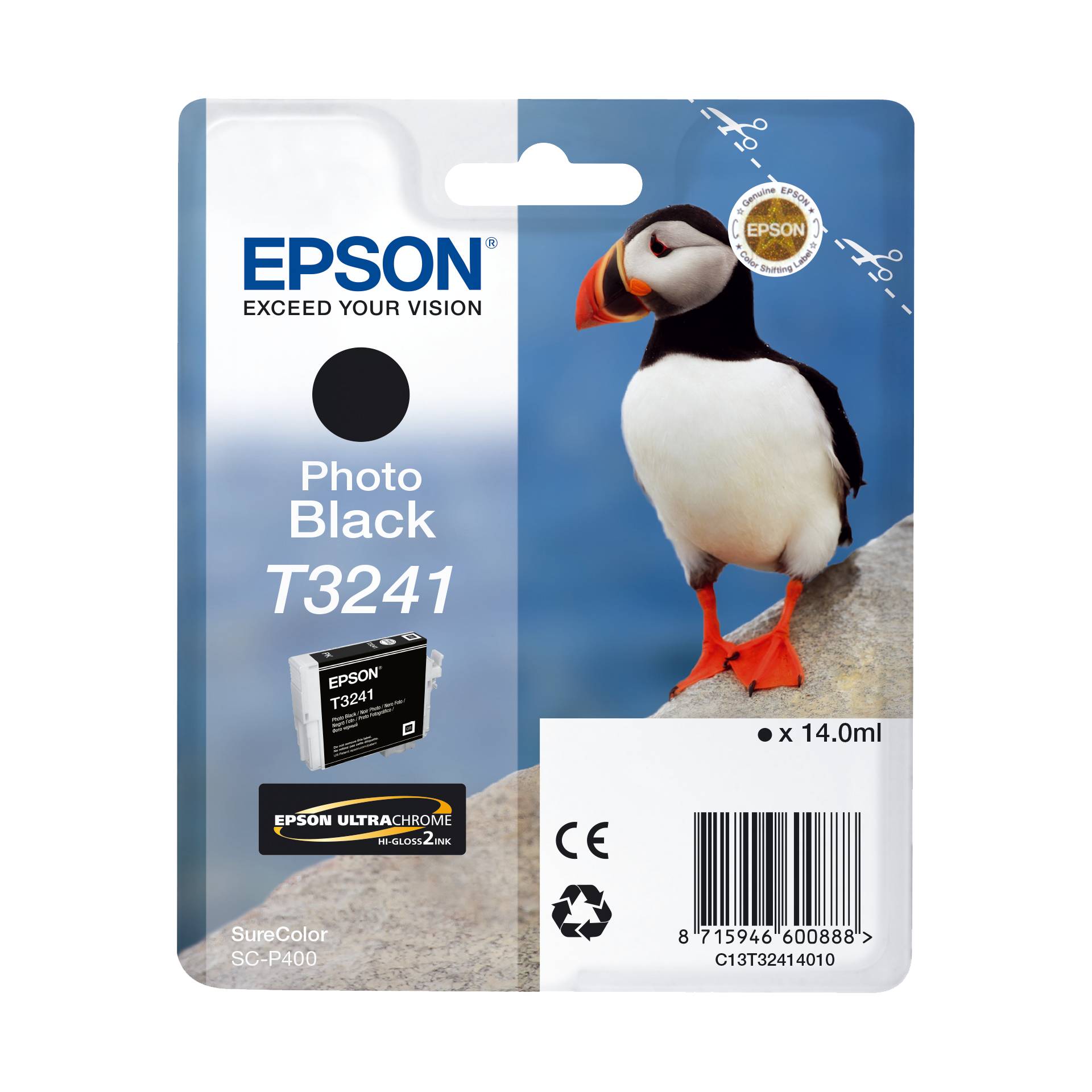 Epson cartuccia foto nero T 324                     T 3241
