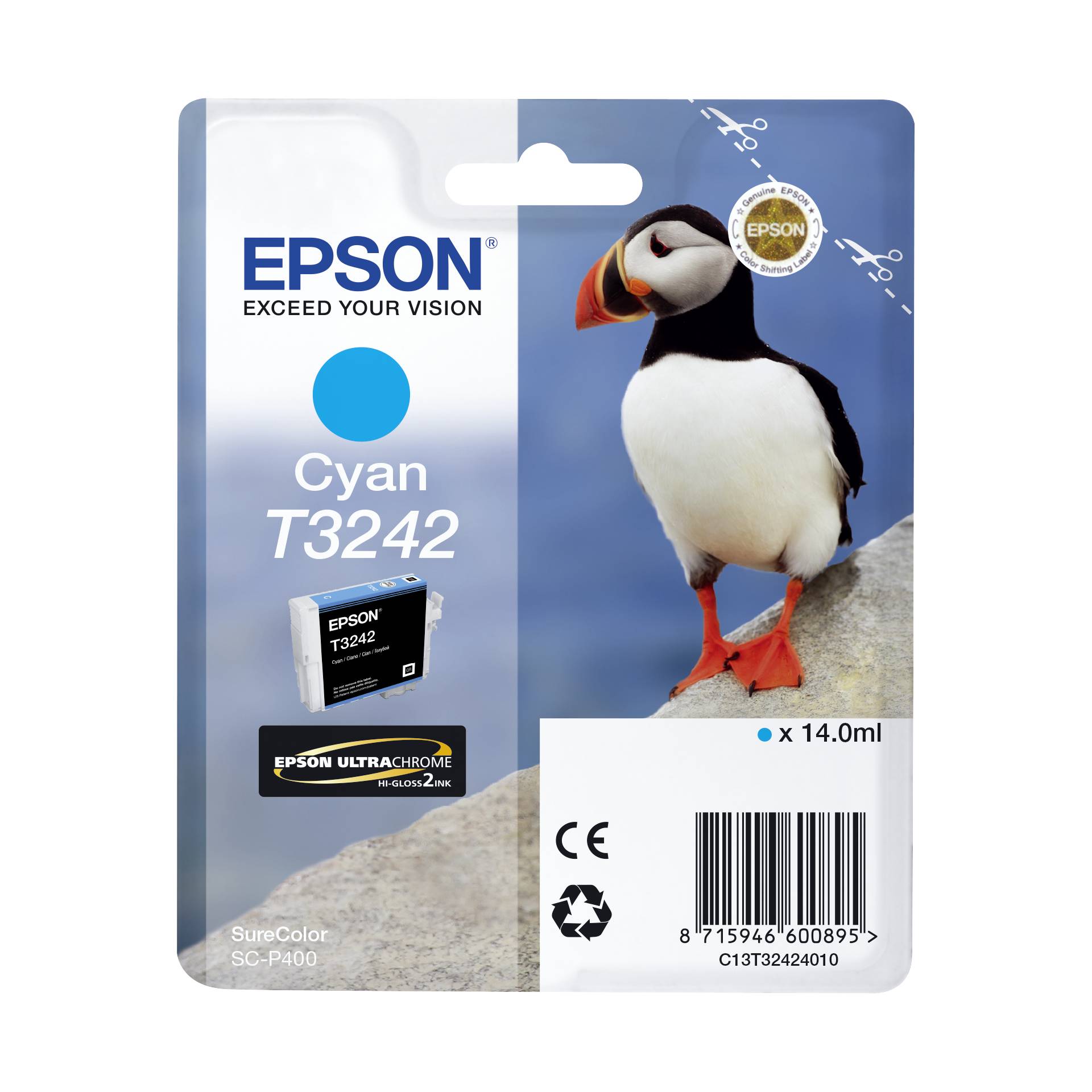 Epson cartuccia ciano T 324                     T 3242