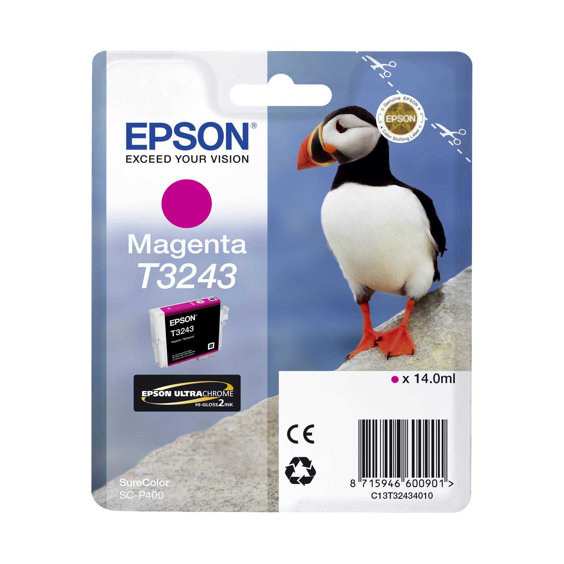 Epson cartuccia magenta T 324                     T 3243