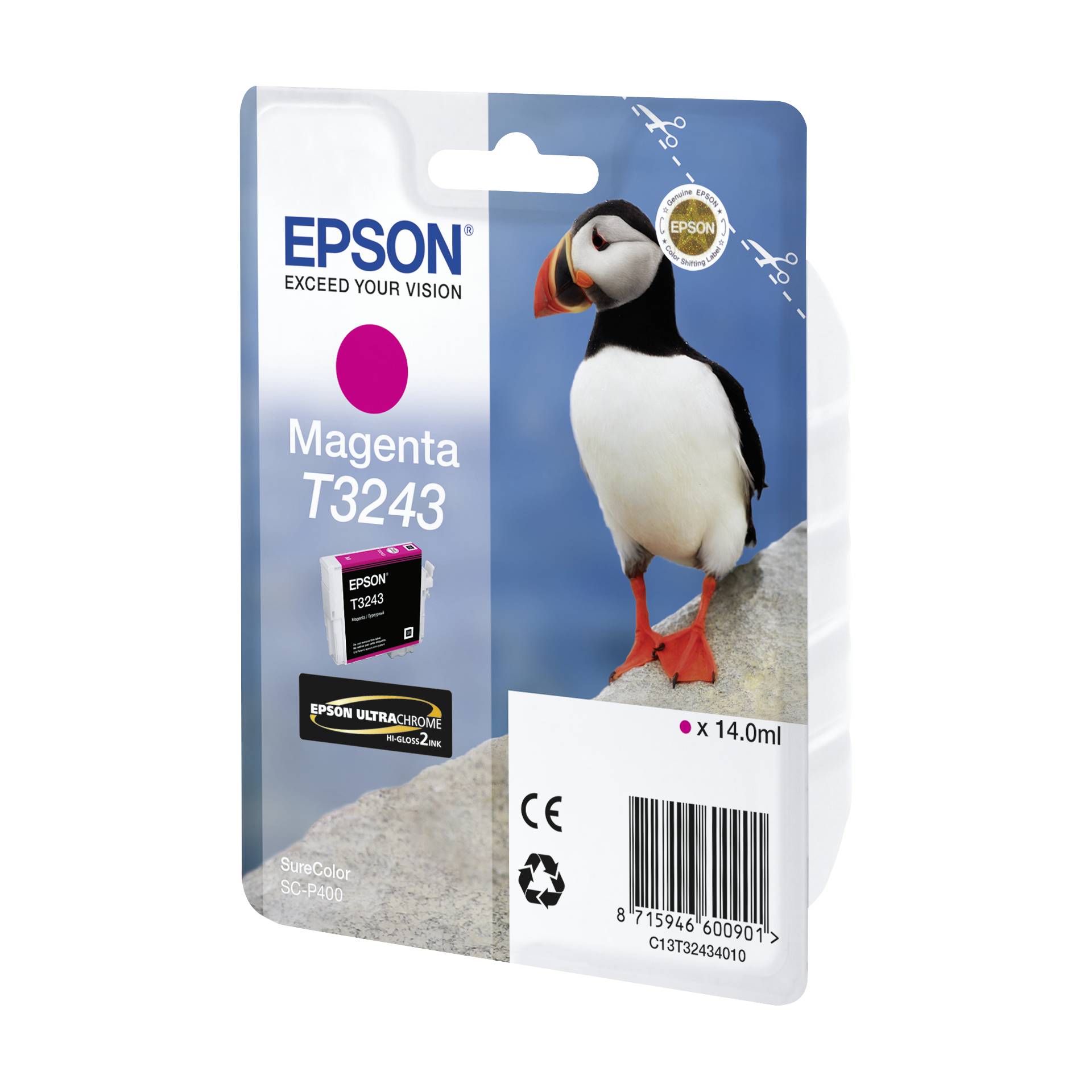 Epson cartuccia magenta T 324                     T 3243