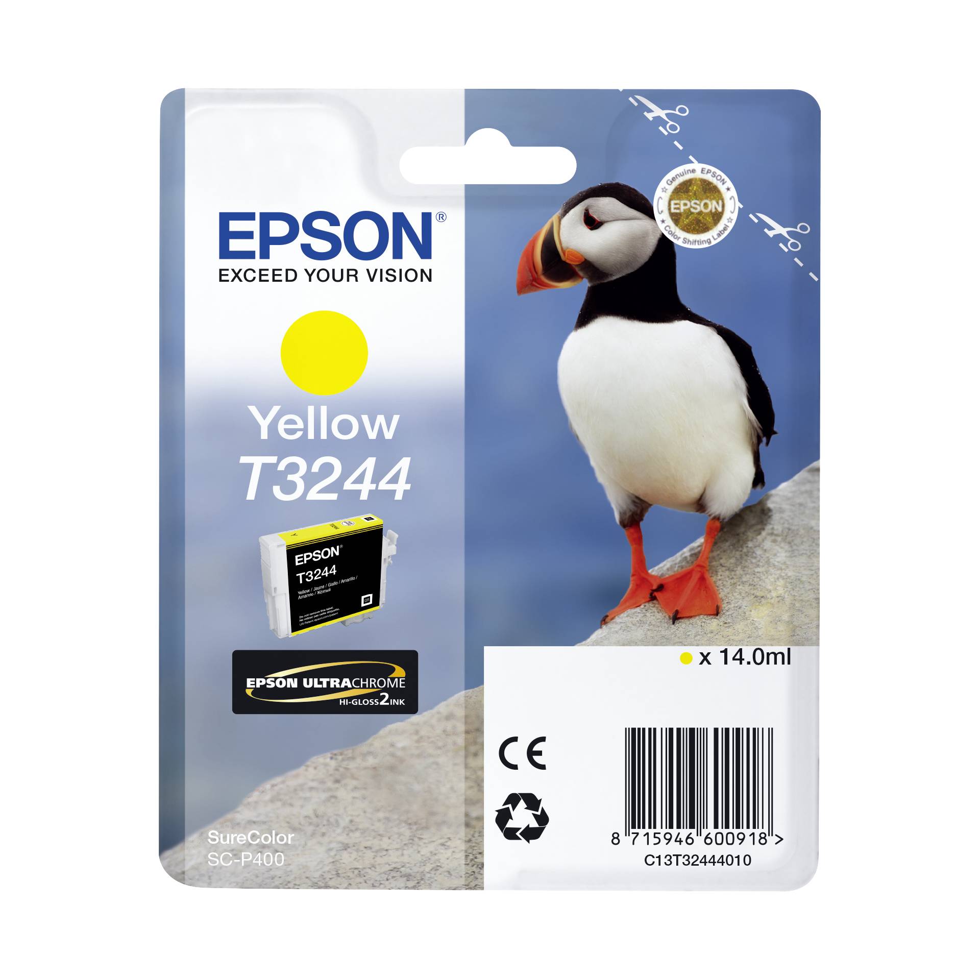 Epson cartuccia giallo T 324                     T 3244