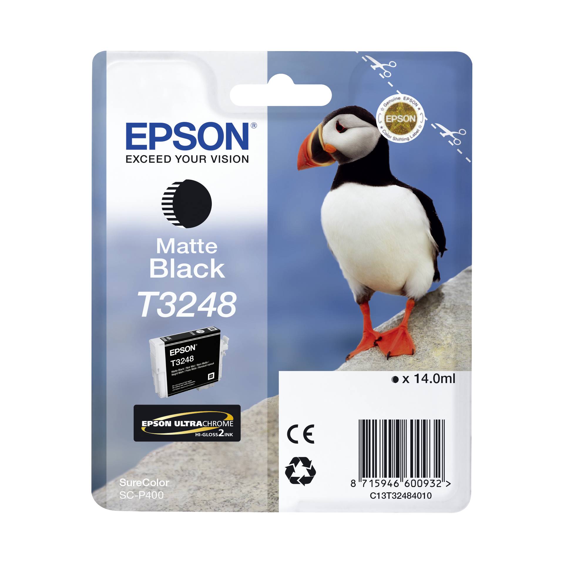 Epson cartuccia opaco nero T 324                     T 3248