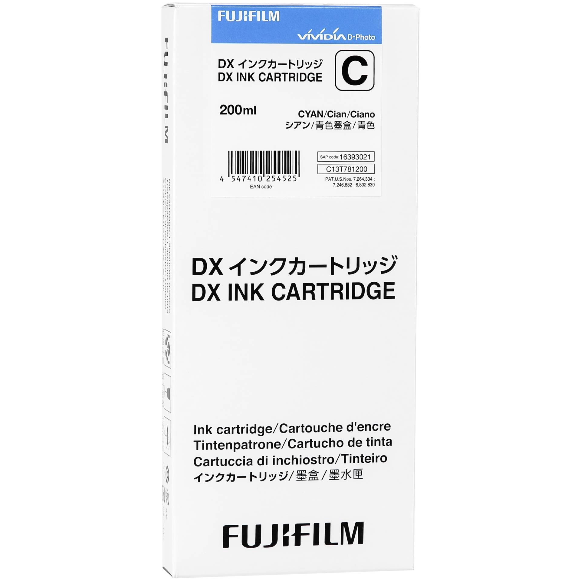 Fujifilm DX Ink Cartuccia 200 ml ciano