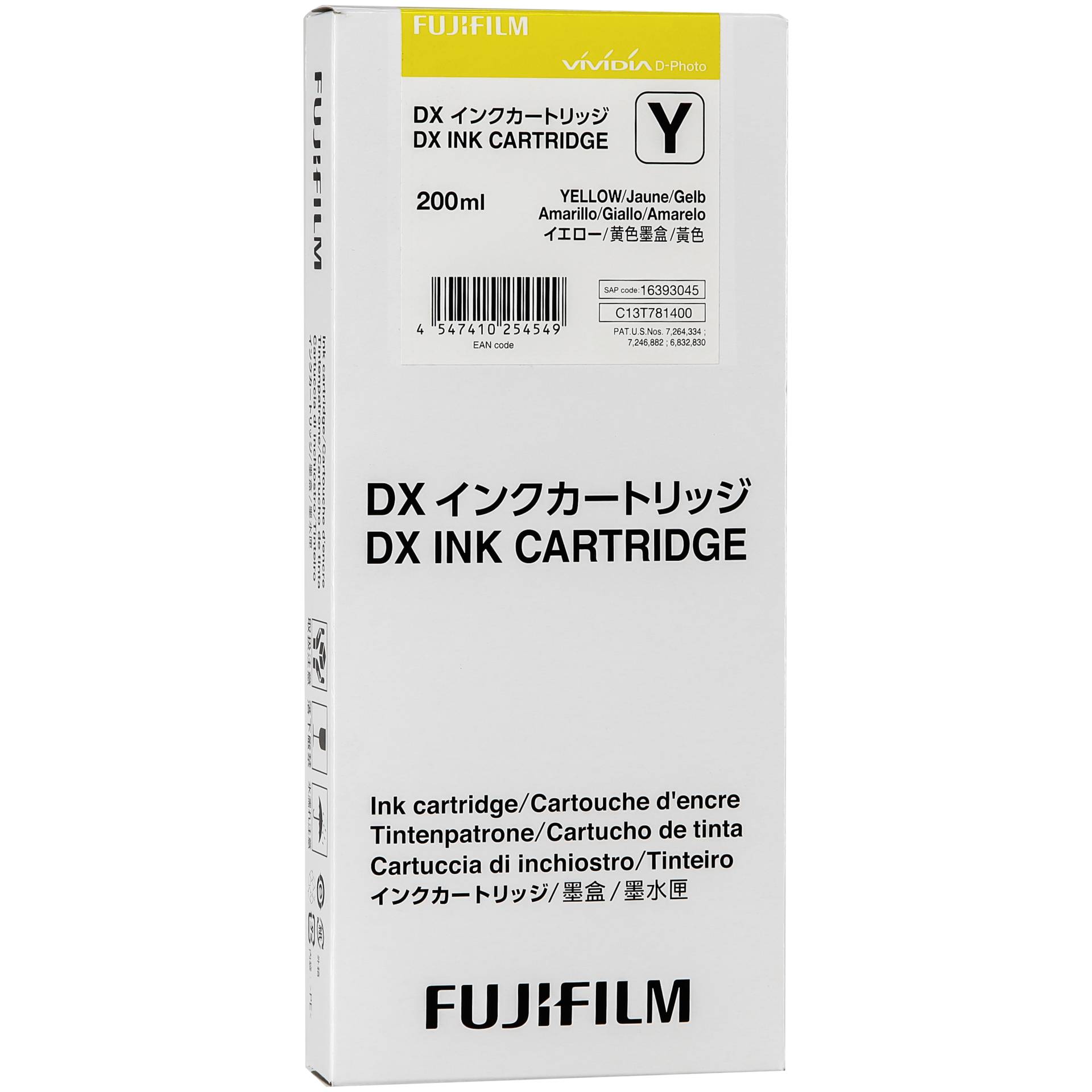 Fujifilm DX Ink Cartuccia 200 ml giallo