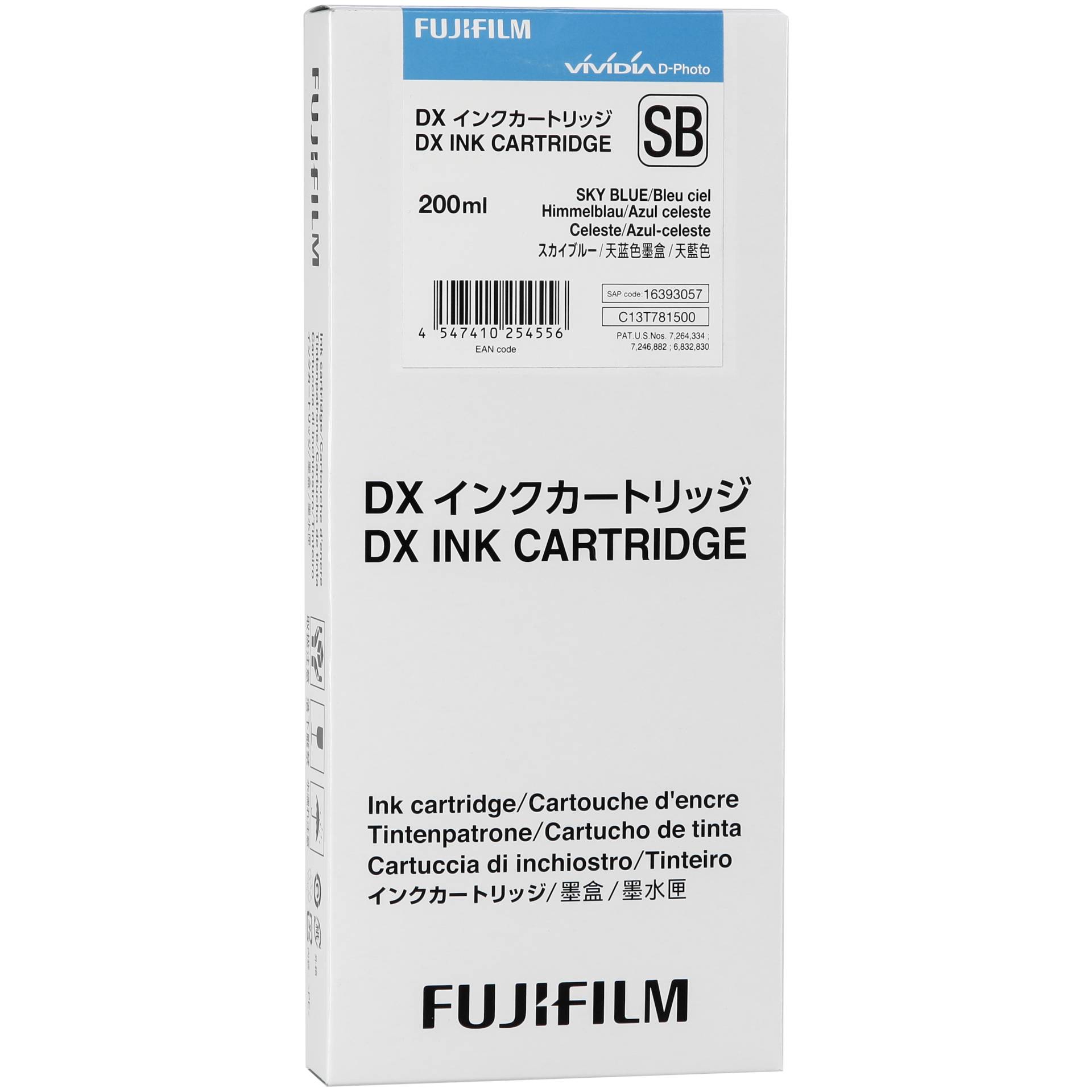 Fujifilm DX Ink Cartuccia 200 ml skyblue