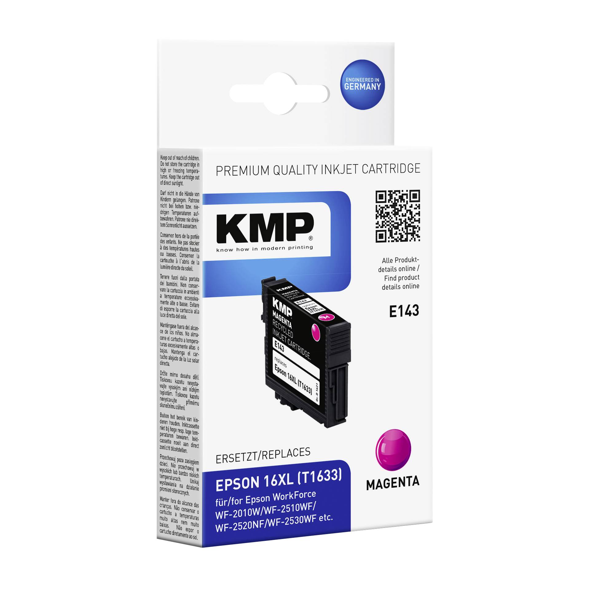 KMP E143 cartuccia magenta compatibile con Epson T1633