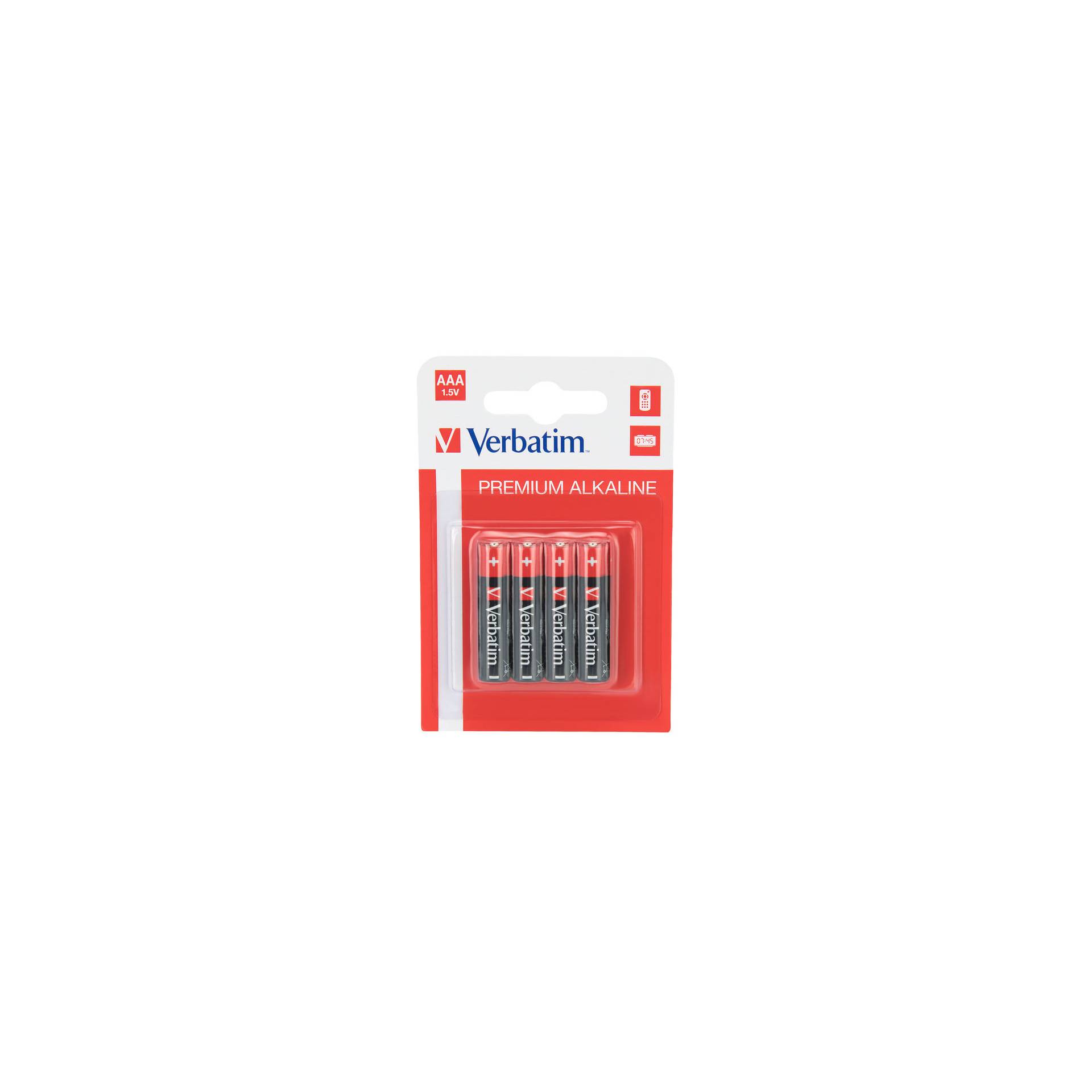 1x4 Verbatim Alkaline Batterie Micro AAA LR 03