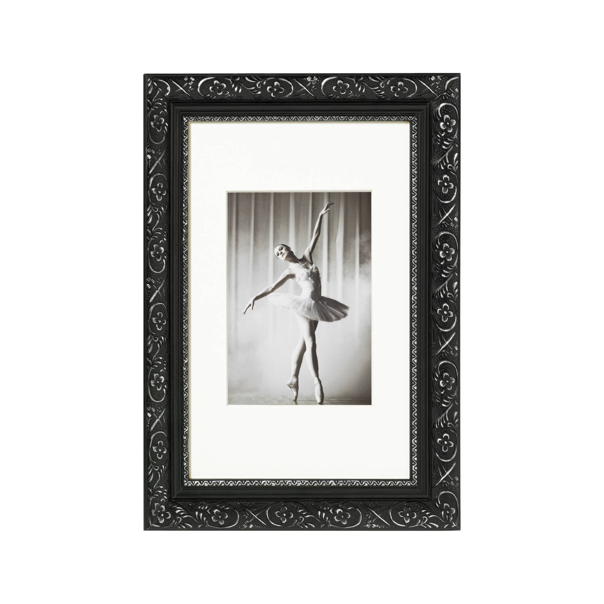 Walther Barock             30x40 legno nero-argento CR040B