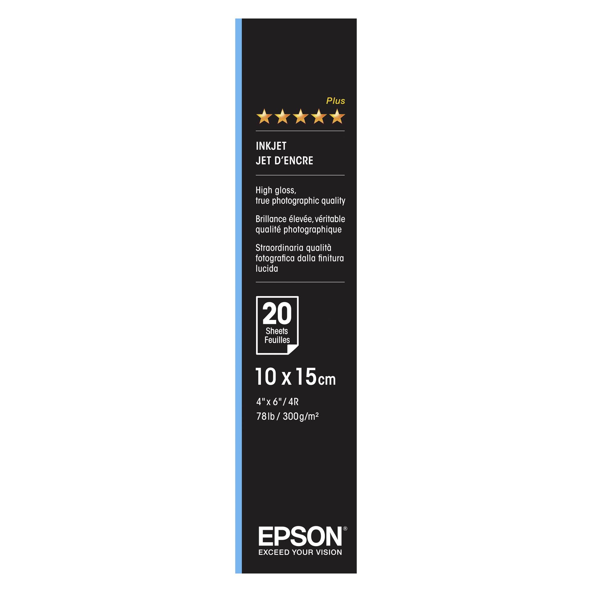 Epson Ultra carta foto lucida 10x15 cm, 20 p., 300 g S 04192