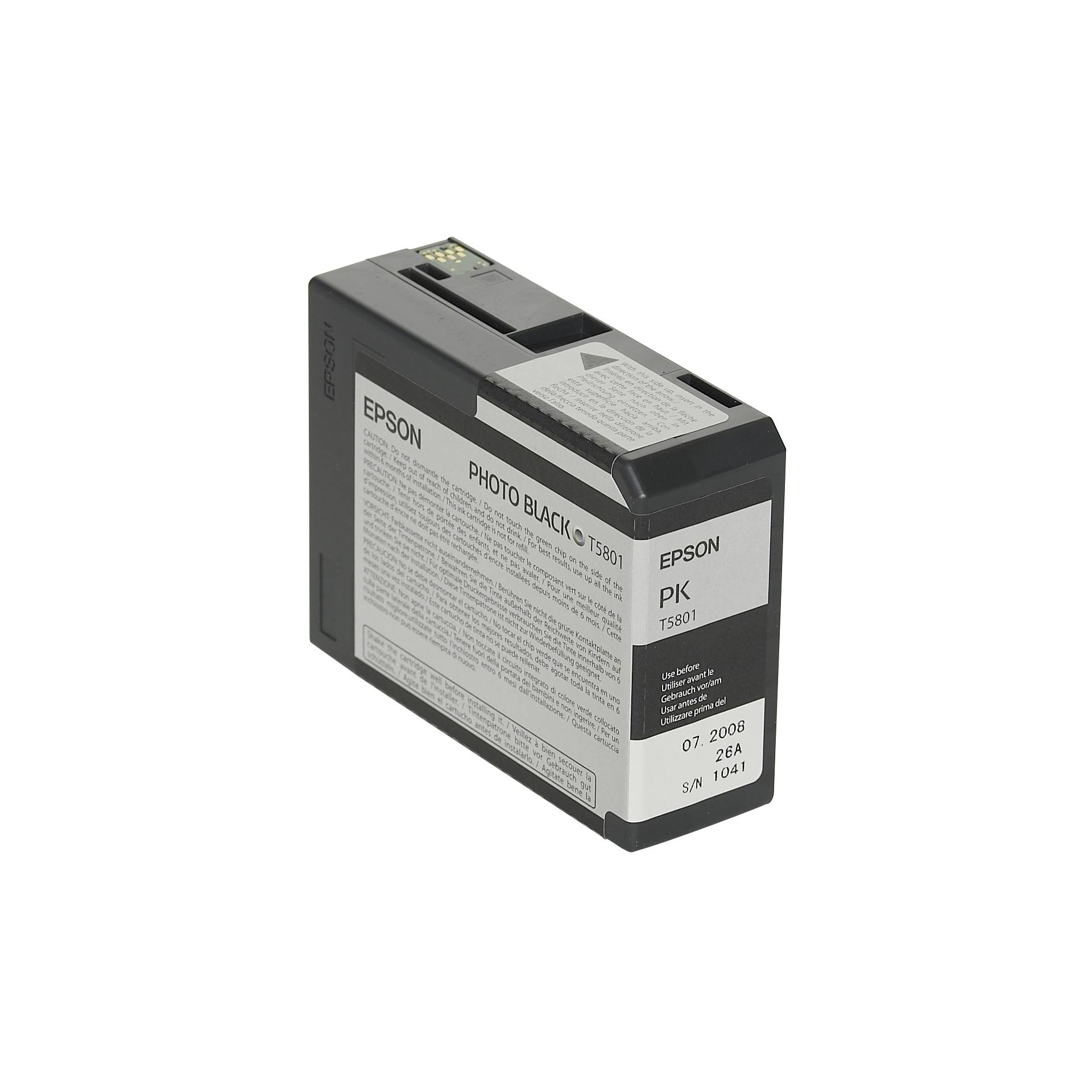 Epson cartuccia     foto  nero T 580  80 ml              T 5