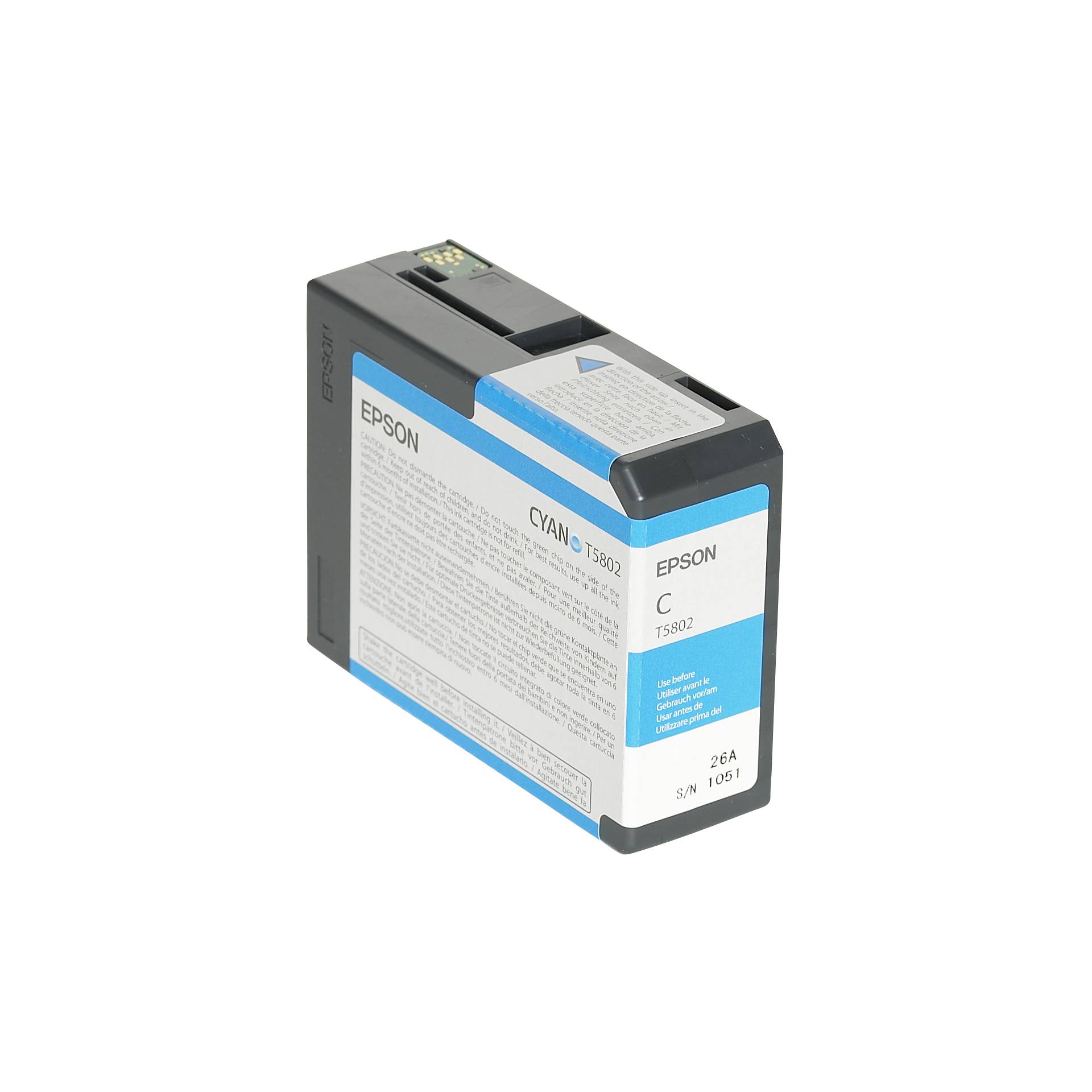 Epson cartuccia     ciano T 580  80 ml              T 5802