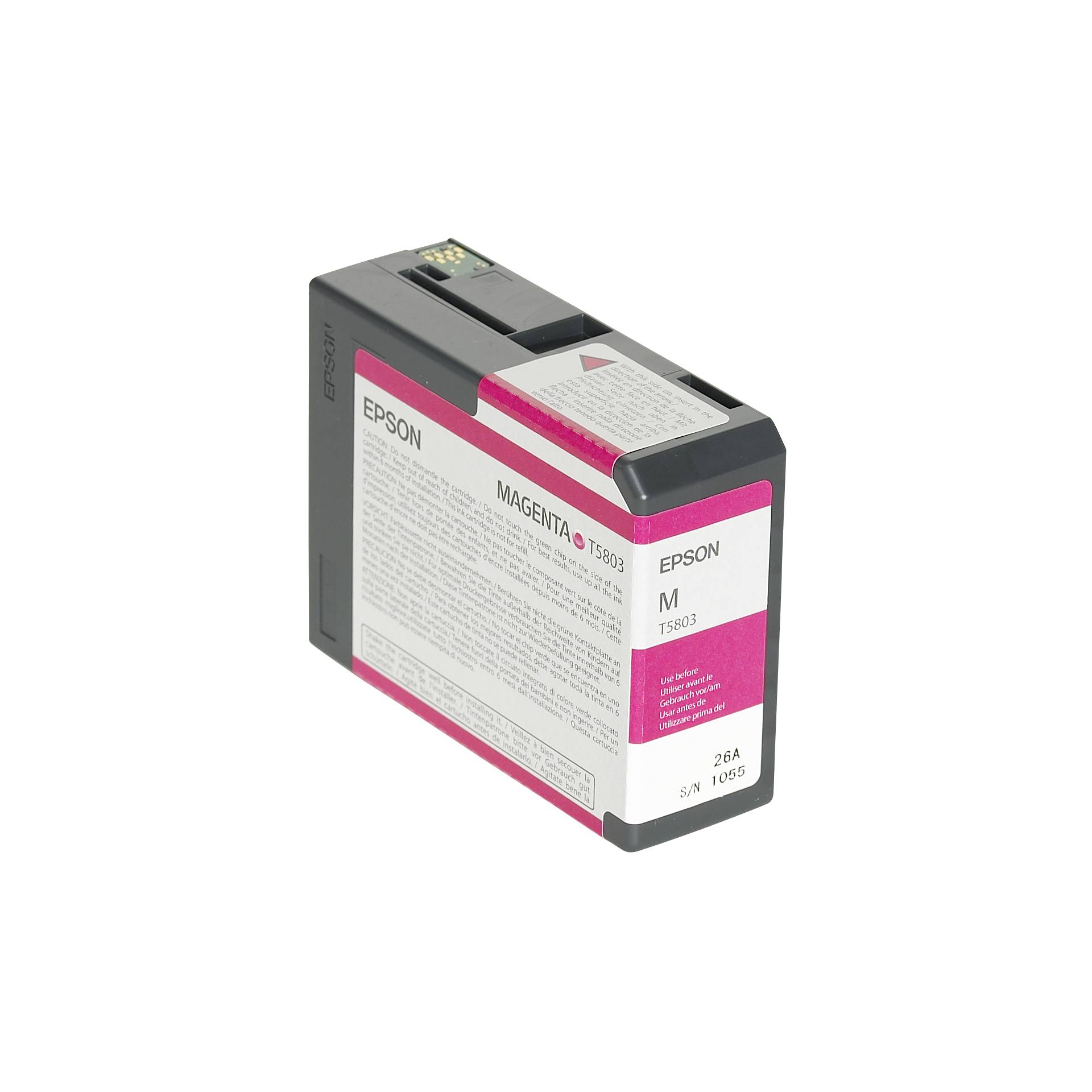 Epson cartuccia     magenta T 580  80 ml              T 5803
