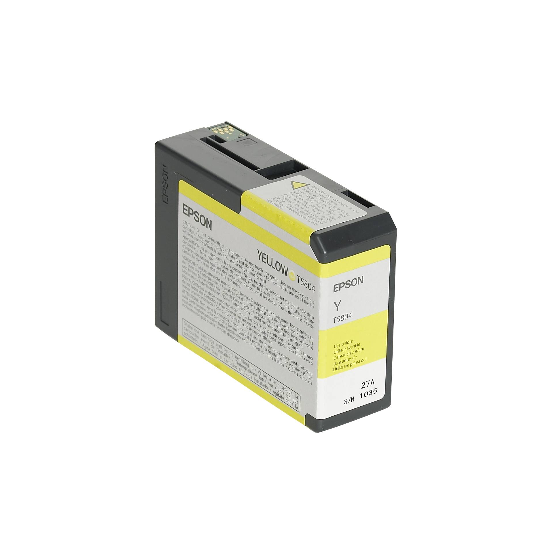 Epson cartuccia     giallo T 580  80 ml              T 5804