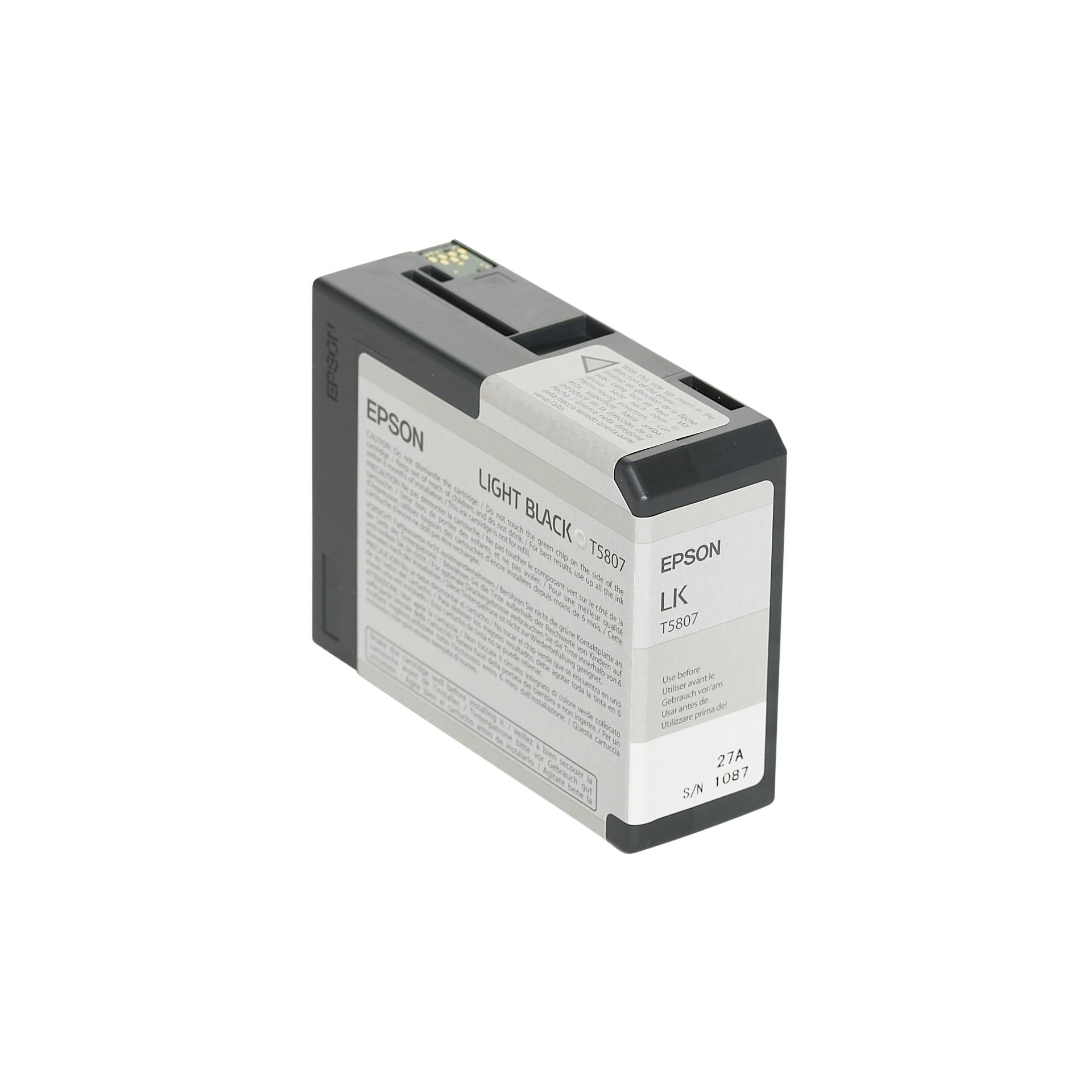 Epson cartuccia     light nero T 580  80 ml              T 5