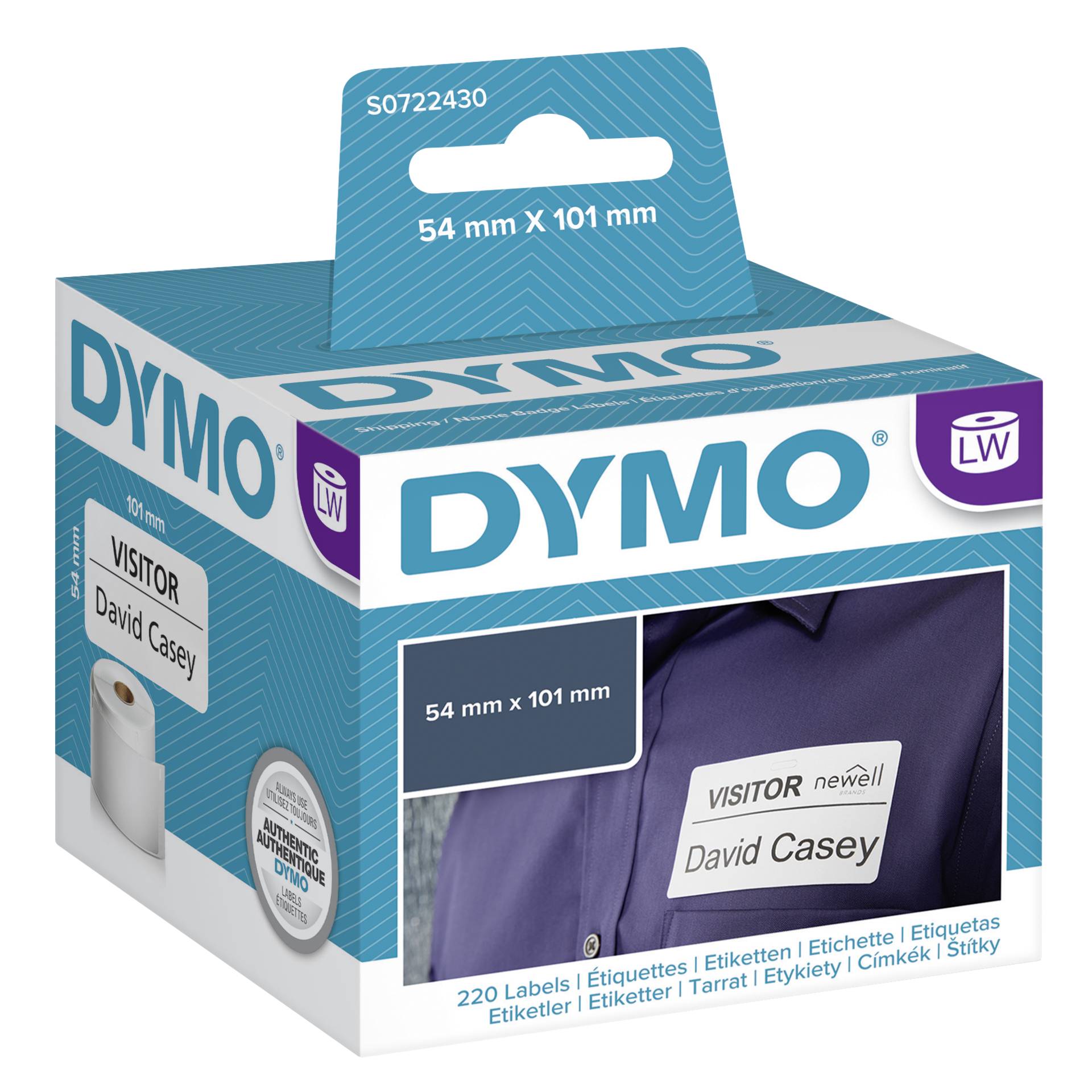 Dymo etichette per posta 54 x 101 mm bianco 220 pz. 99014