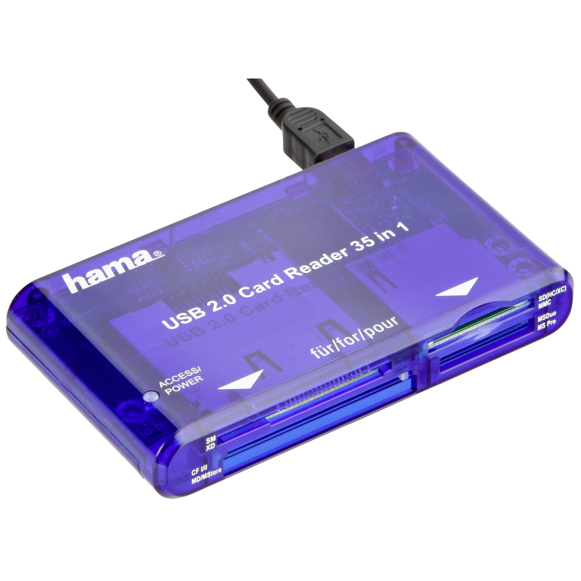 Hama Card Reader Writer 35 in 1 USB 2.0                    5