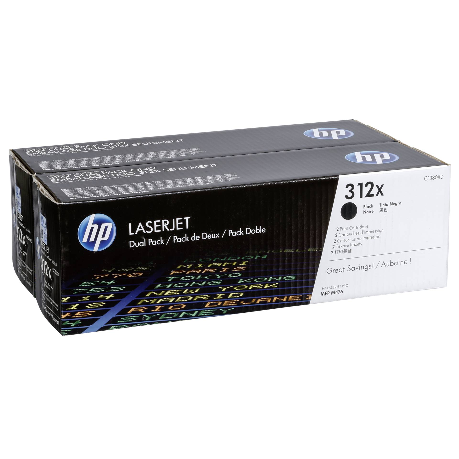 HP cartuccia CF 380 XD nero No. 312 X