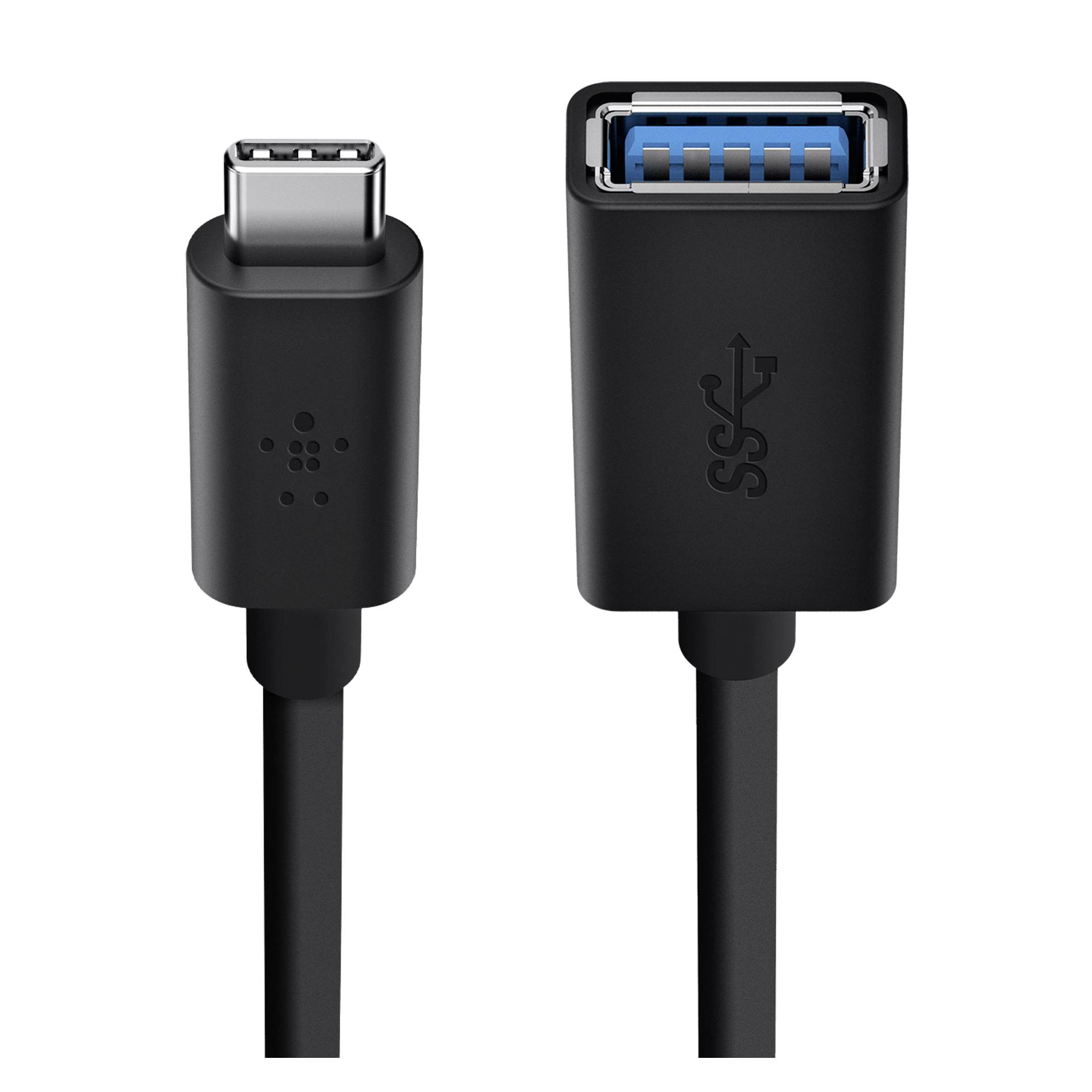 Belkin USB 3.0 Buchse 5GBit/s USB-C su USB-A 14 cm nero