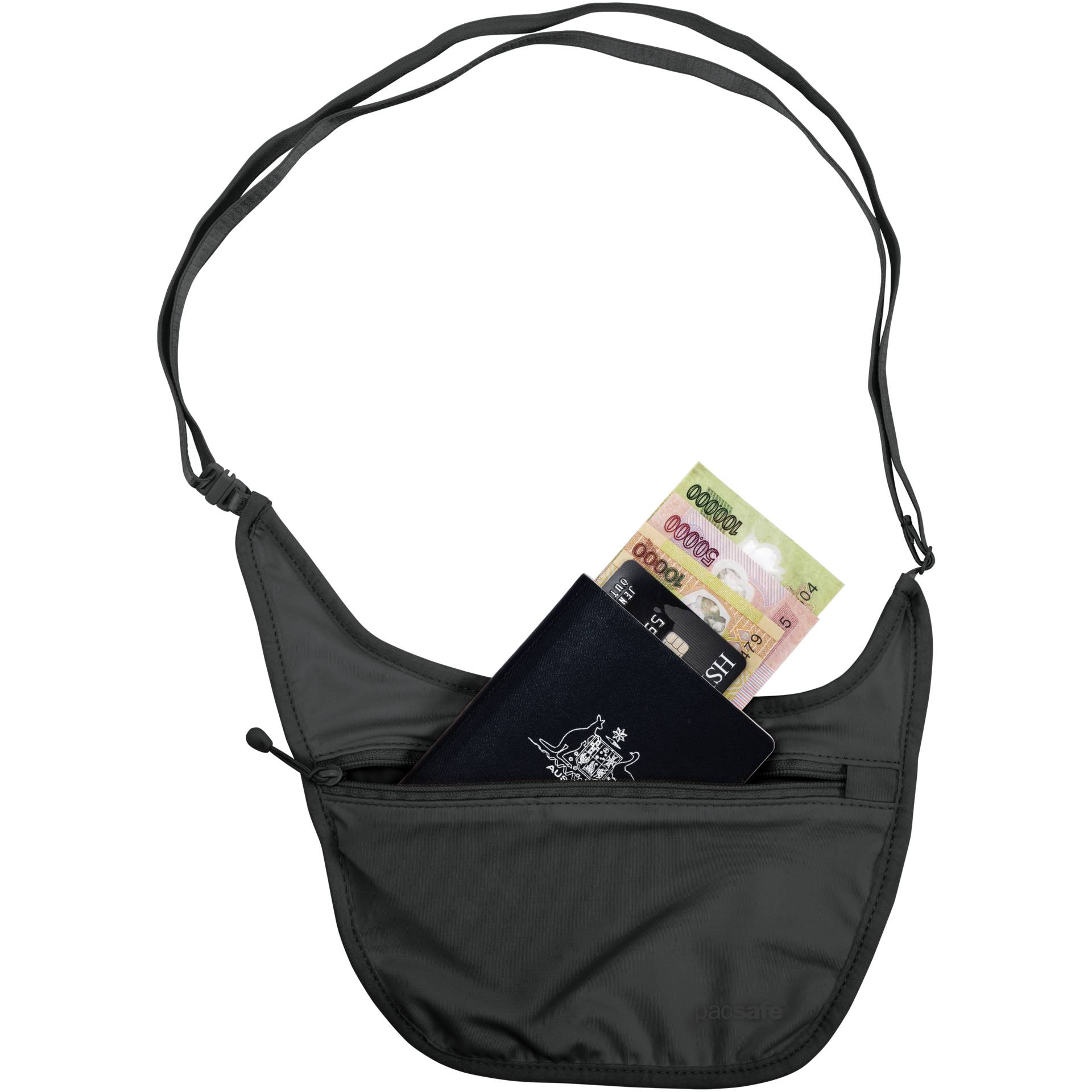 Pacsafe Coversafe S80 Borsa a tracolla segreta nera