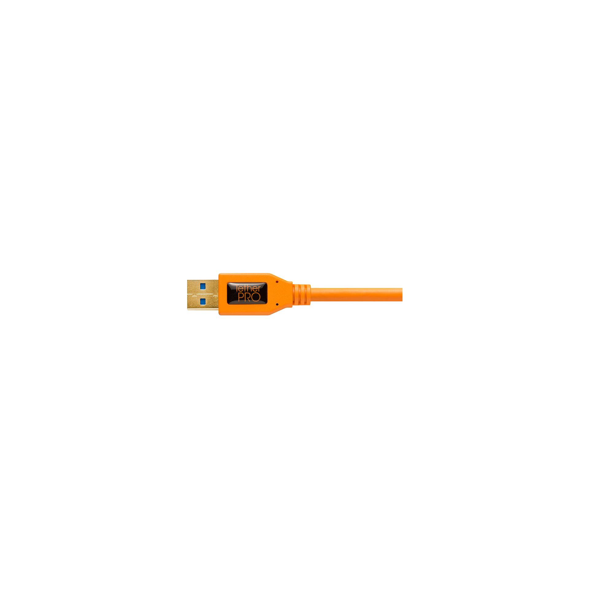 Tether Tools TPro USB 3.0 Micro-B Right Angle 4.6m/15' ORG