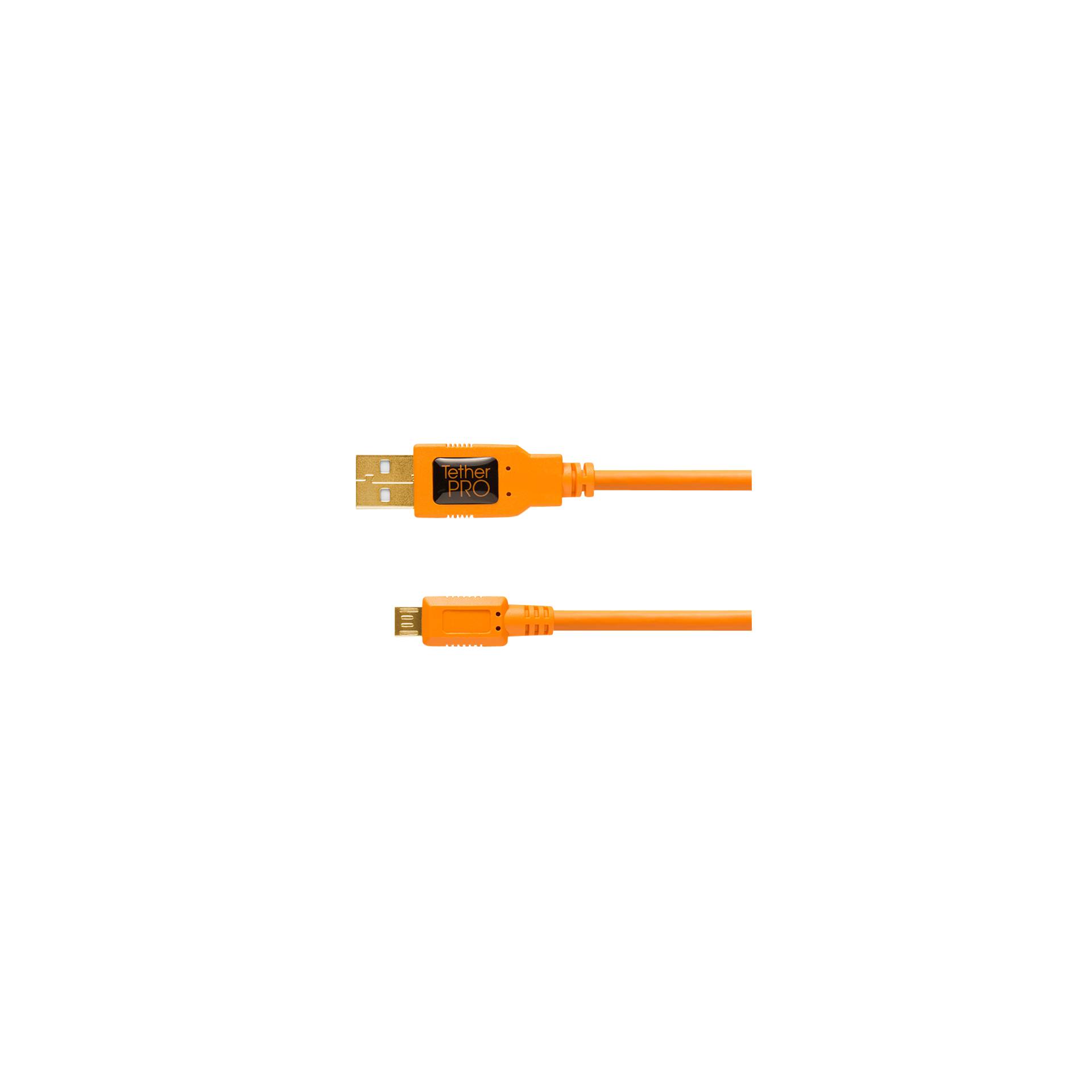 Tether Tools TetherPro USB 2.0 A Male to Micro B 5-pin aranc