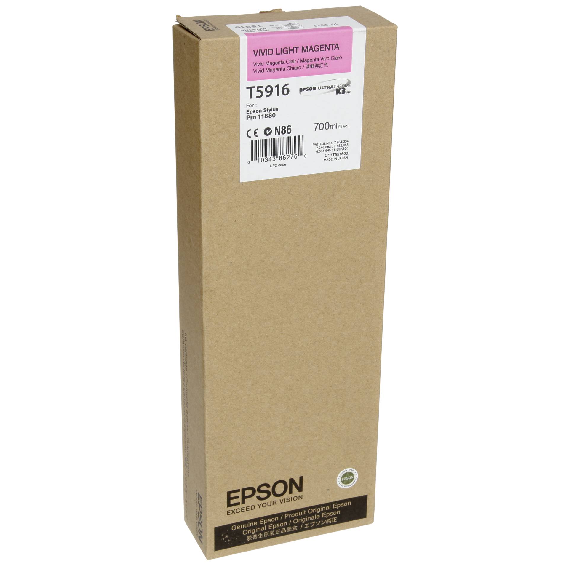 Epson cartuccia     vivid light magenta T 591  700 ml     T