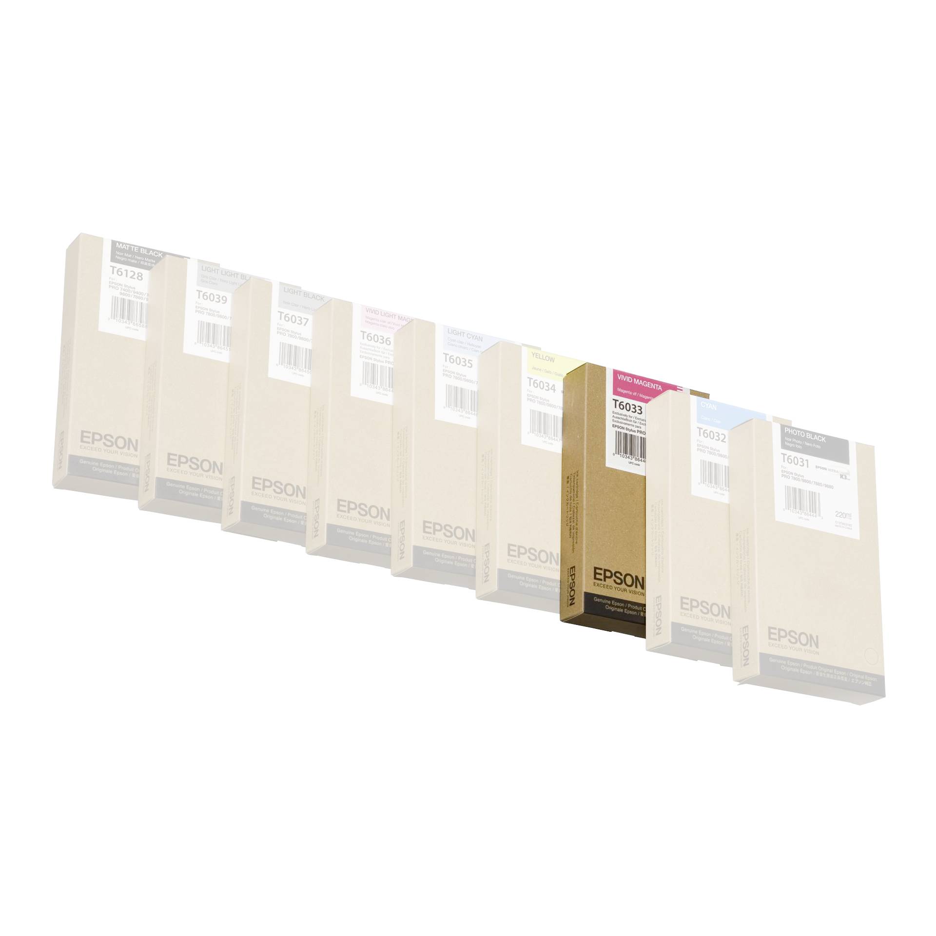 Epson cartuccia     vivid magenta T 603  220 ml     T 6033