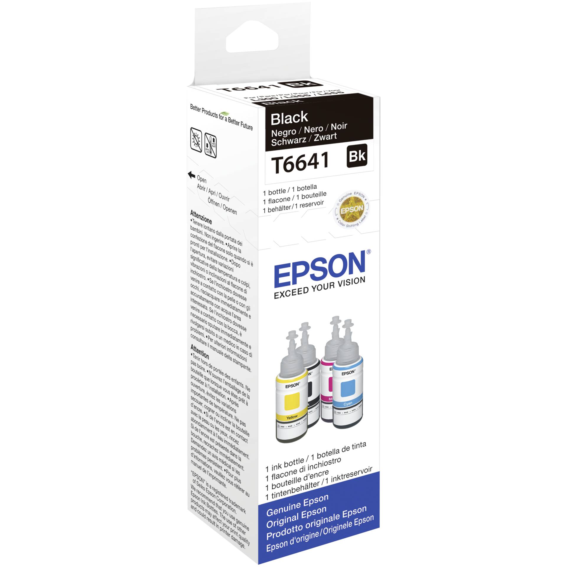 Epson Cartuccia nera T 664 70 ml               T 6641