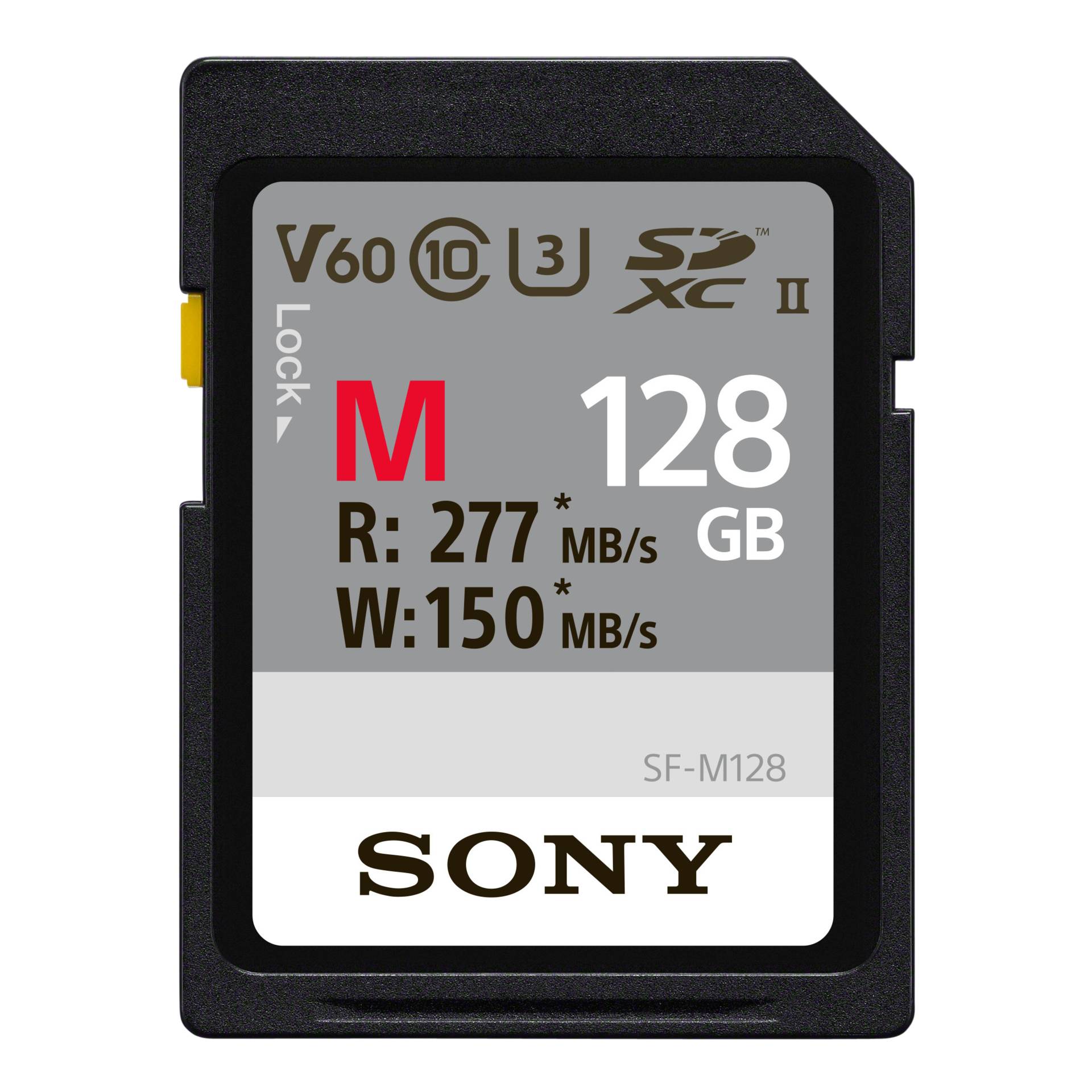 Sony SDXC M series         128GB Class 10 UHS-II