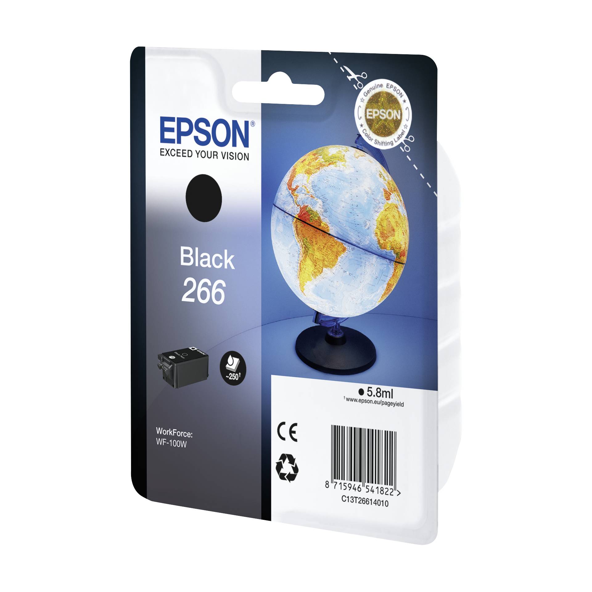 Epson cartuccia nero T 266