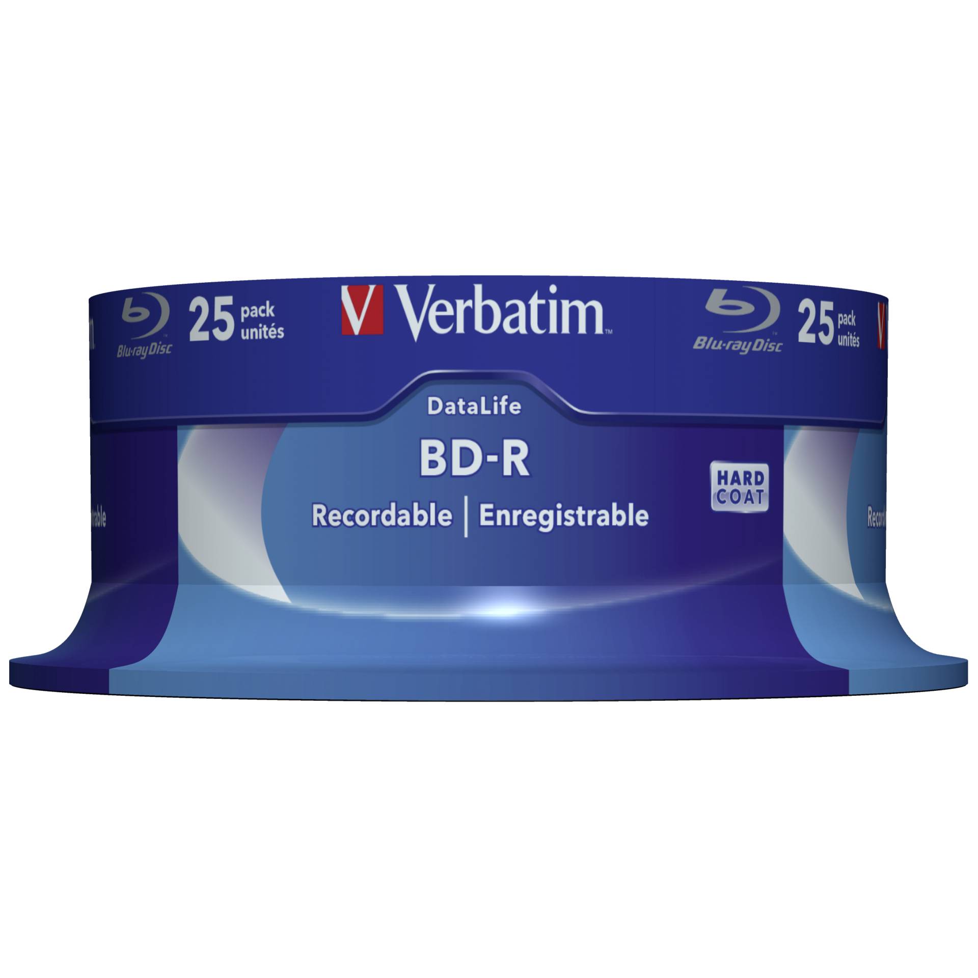 1x25 Verbatim BD-R Blu-Ray 25GB 6x Speed Datalife No-ID Cake