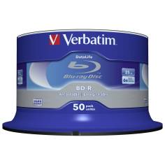 1x50 Verbatim BD-R Blu-Ray 25GB 6x Speed Datalife No-ID Cake 2