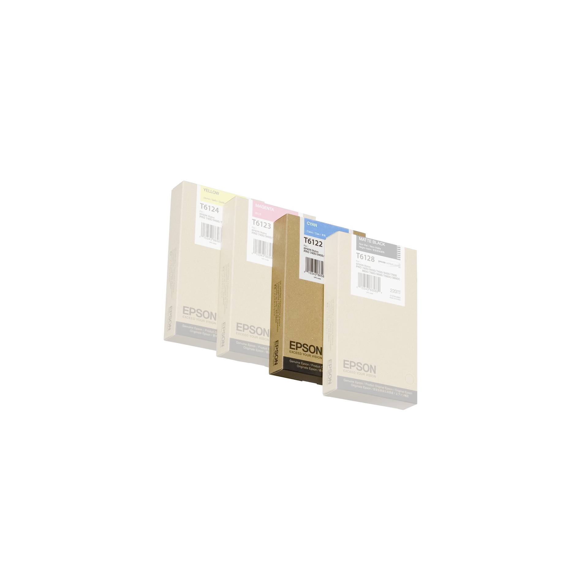 Epson cartuccia     ciano T 612  220 ml             T 6122