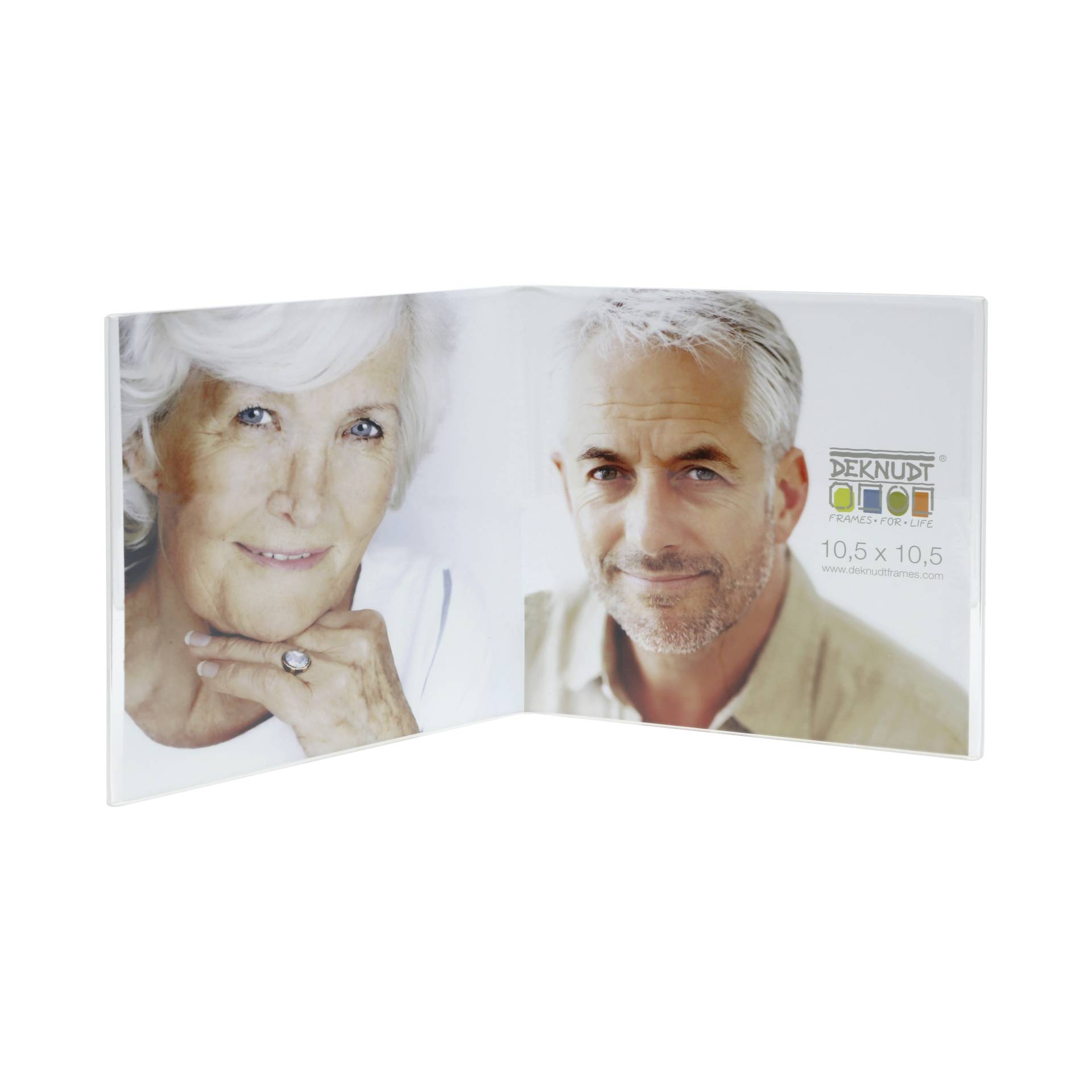 Deknudt S58RL2       2x10,5x10,5 plastica trasparente plexi