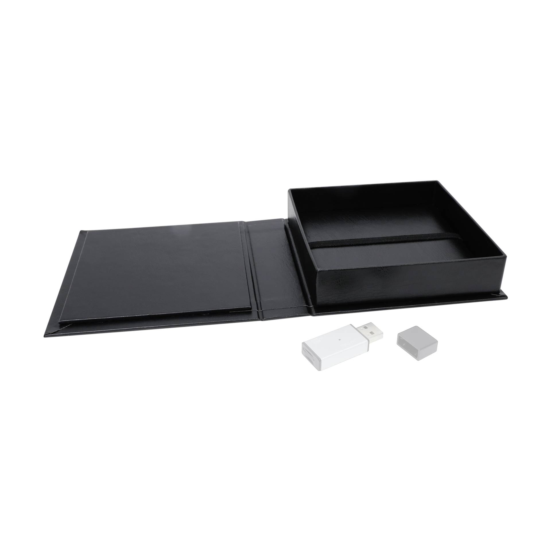 Deknudt S66DJ3 nero 8x8 scatola per chiavetta USB