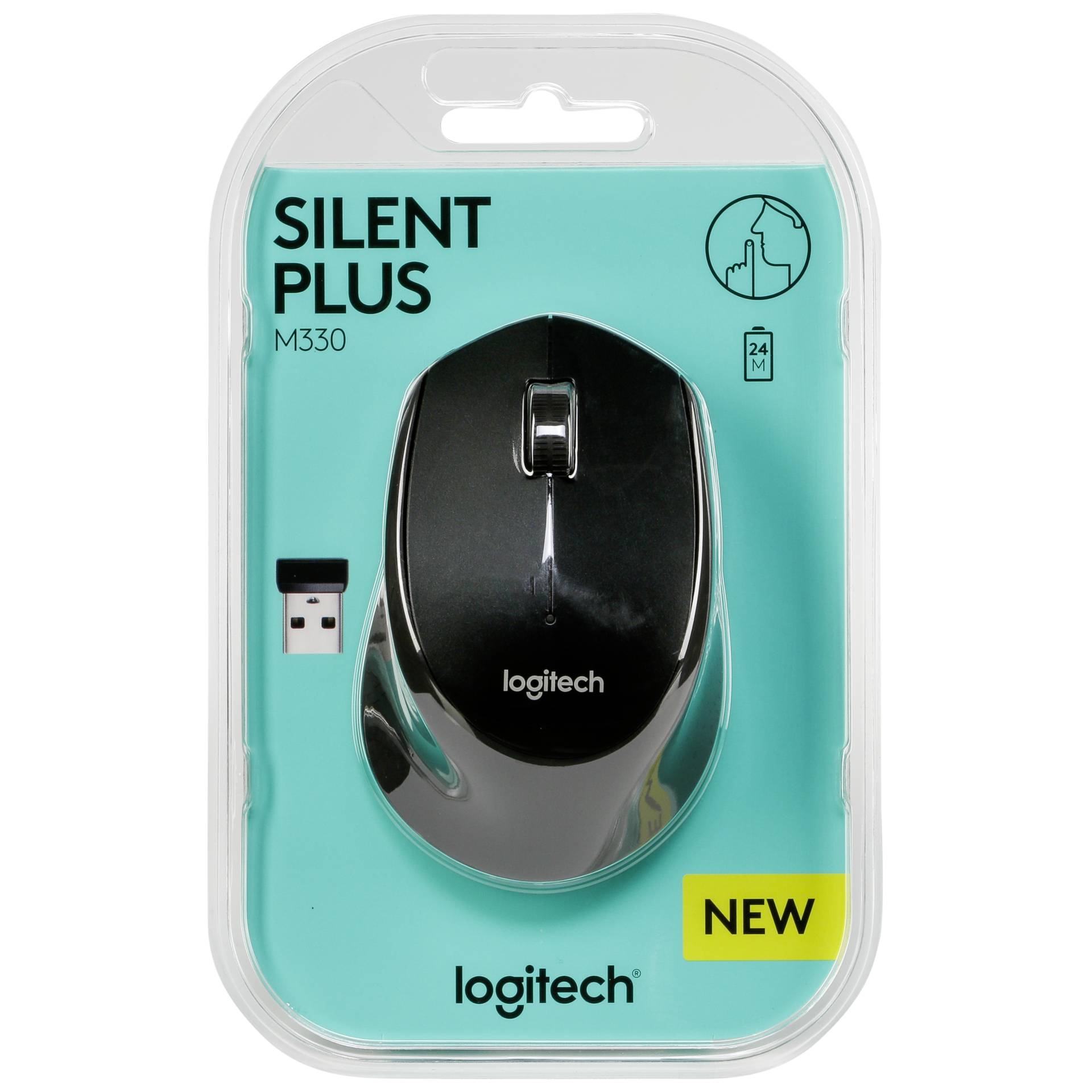 Logitech M330 Silent Plus nero