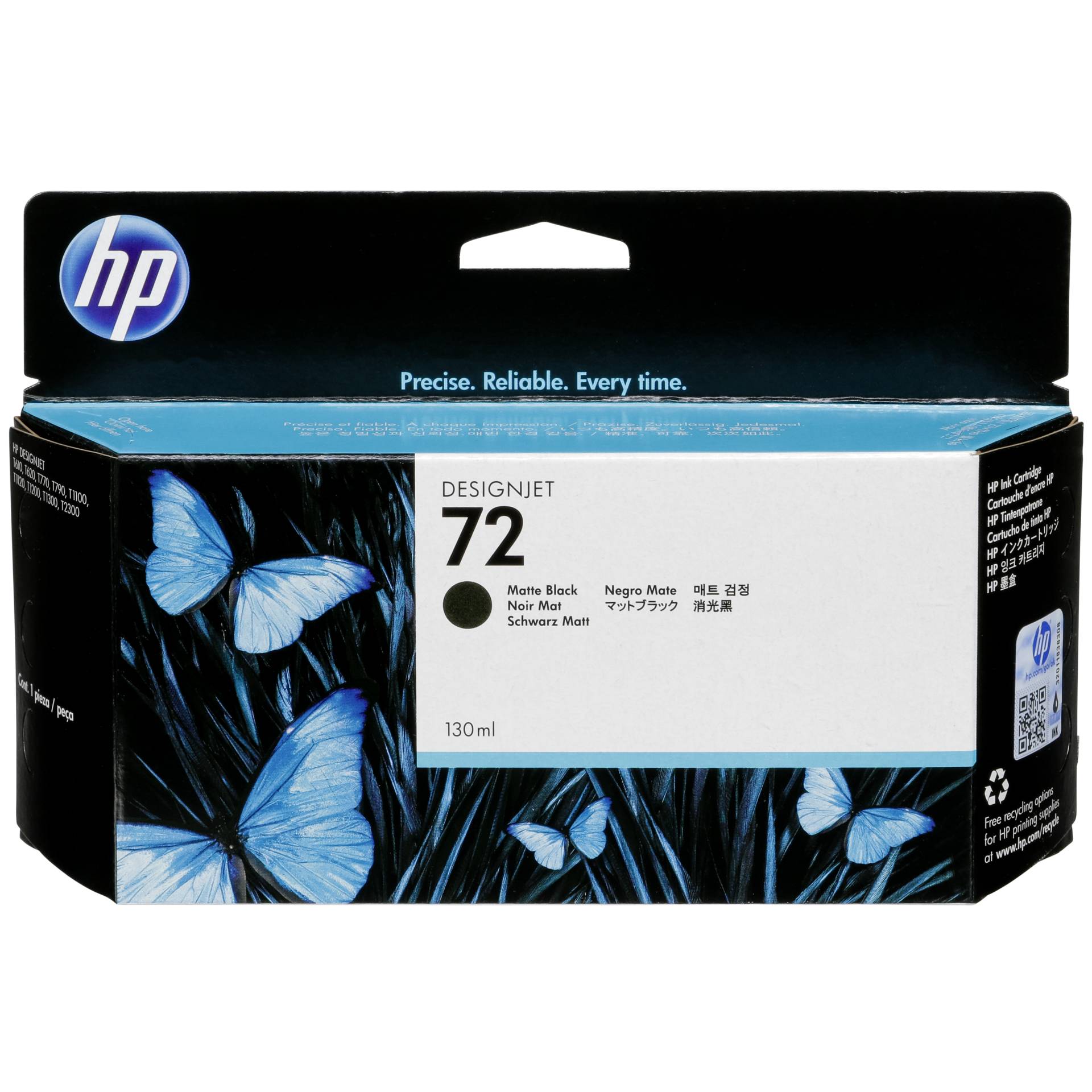 HP C 9403 A cartuccia nero opaco Vivera No. 72