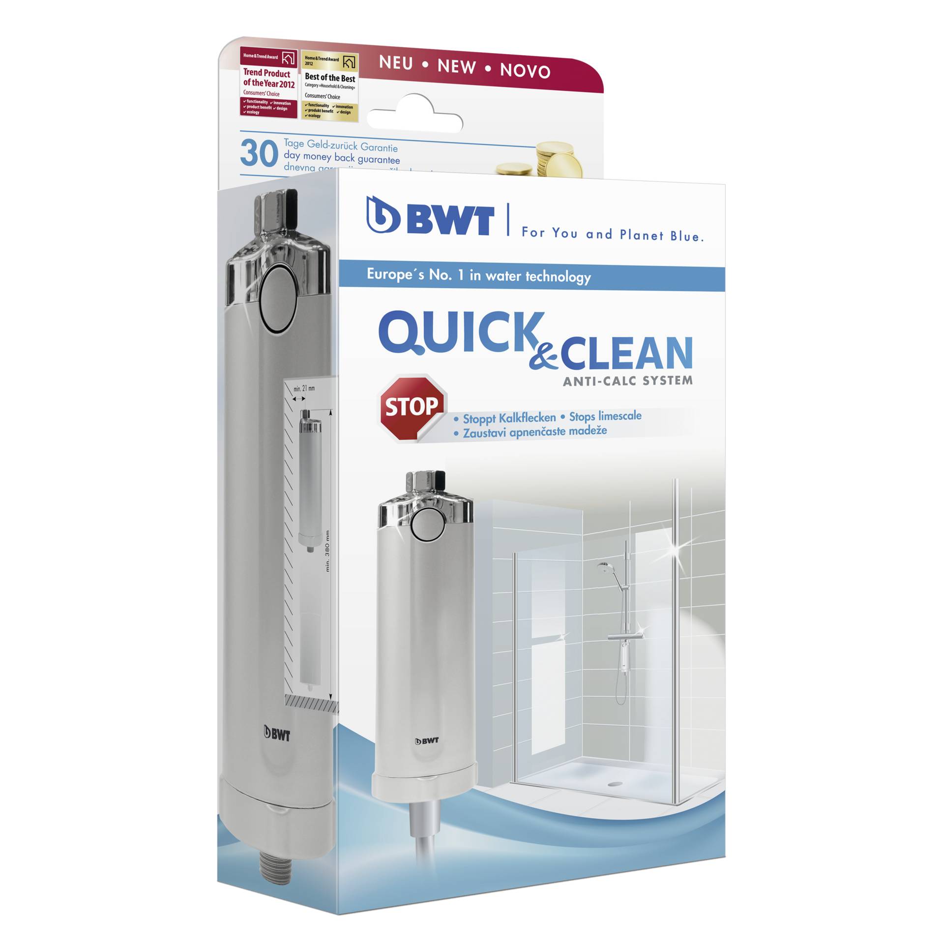BWT 812916 Cleaning Edition Sis. di filtraggio anticalcare