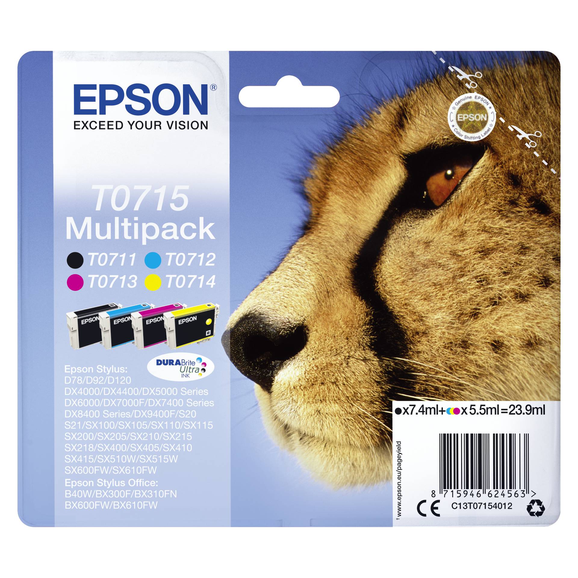 Epson DURABrite Multi confezione T 071                     T