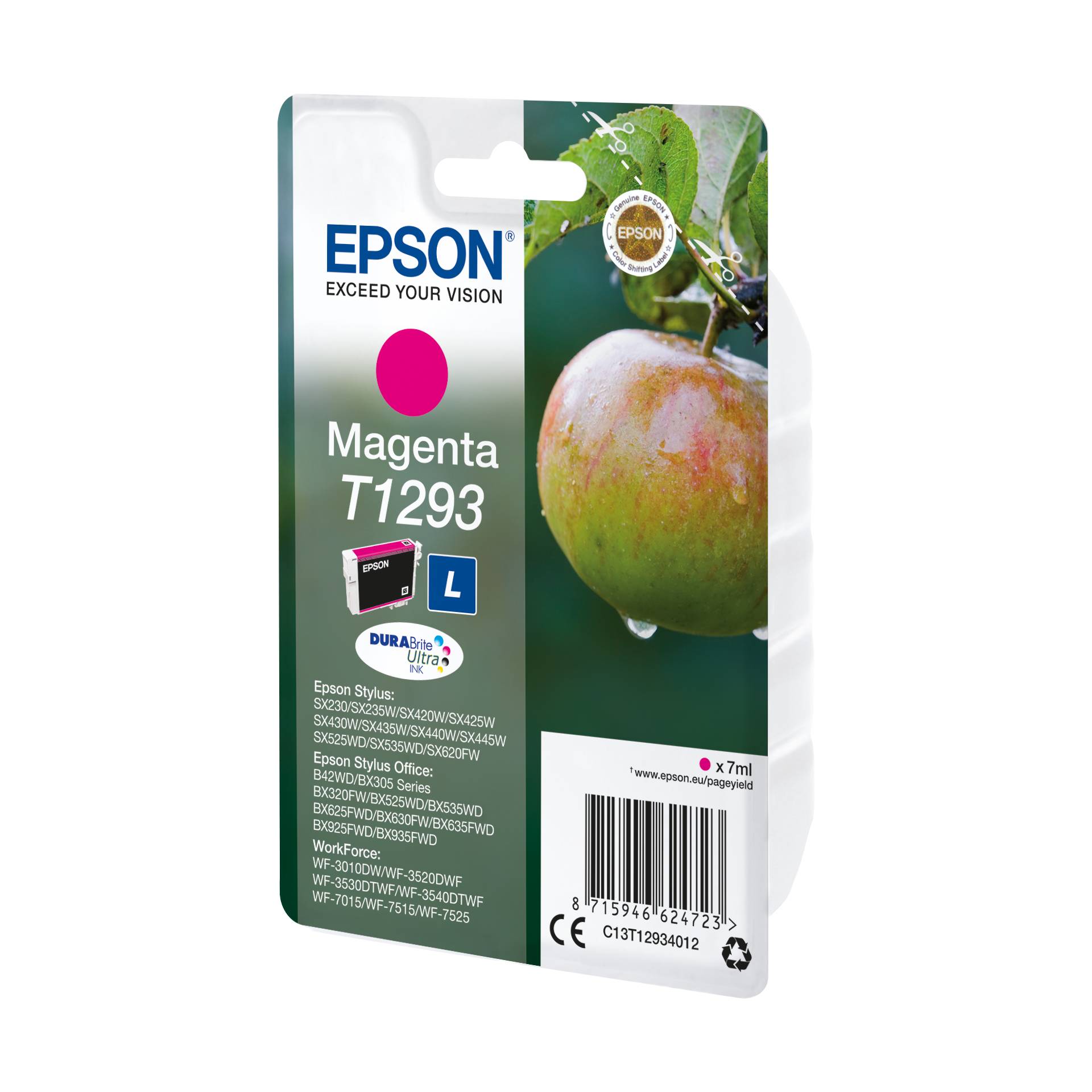 Epson cartuccia magenta DURABrite T 129           T 1293