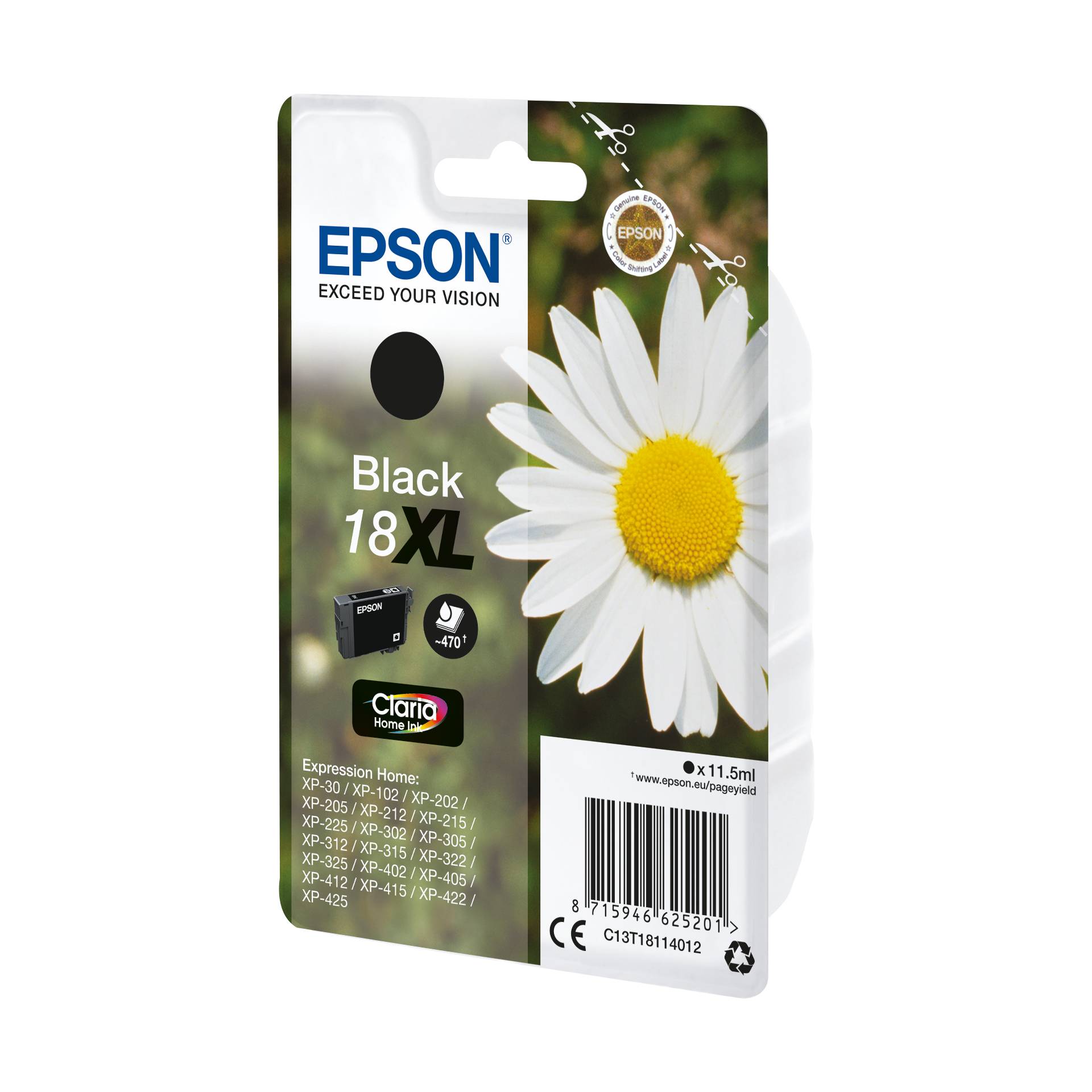 Epson cartuccia XL nero Claria Home T 181         T 1811