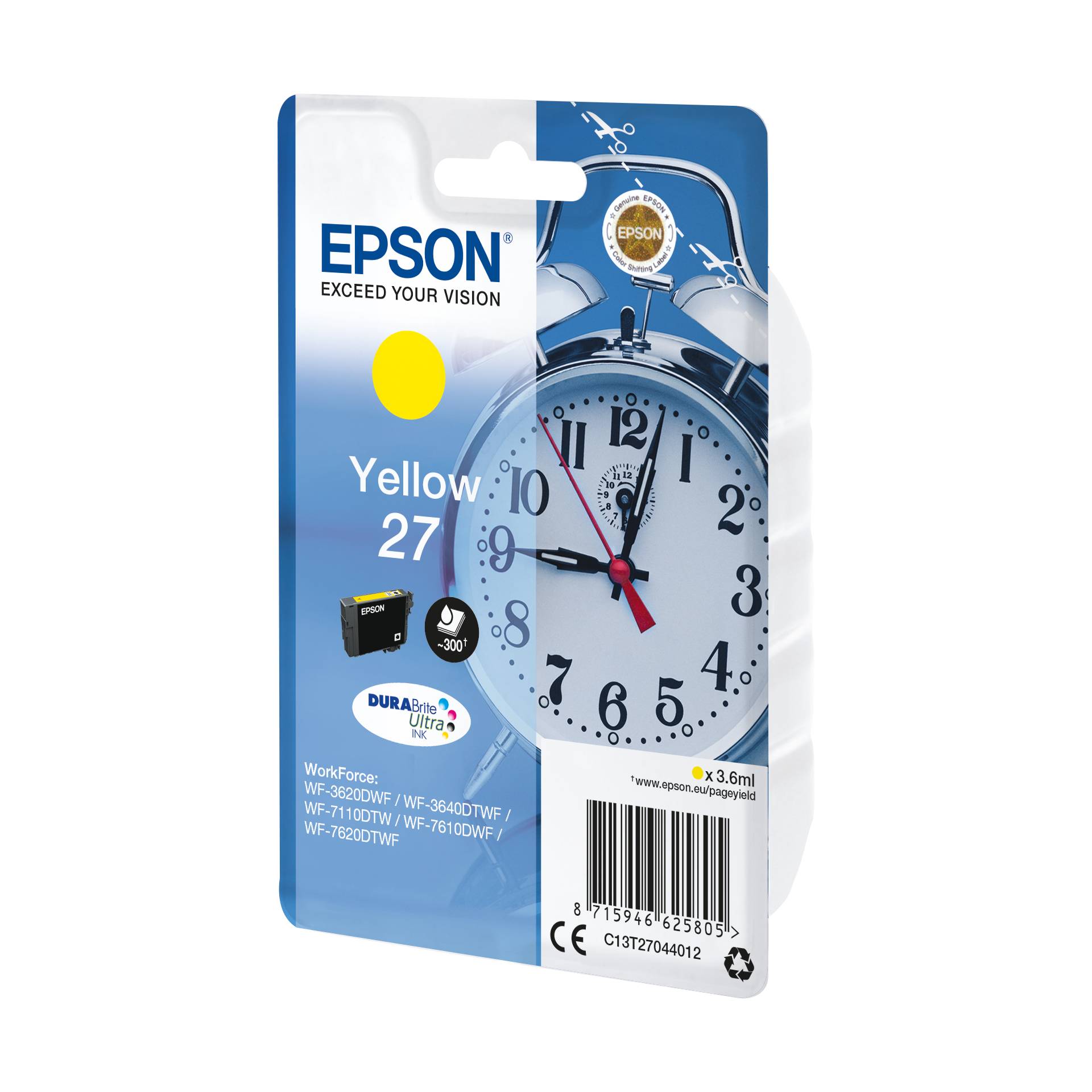 Epson DURABrite Ultra Ink 27 cartuccia giallo T 2704