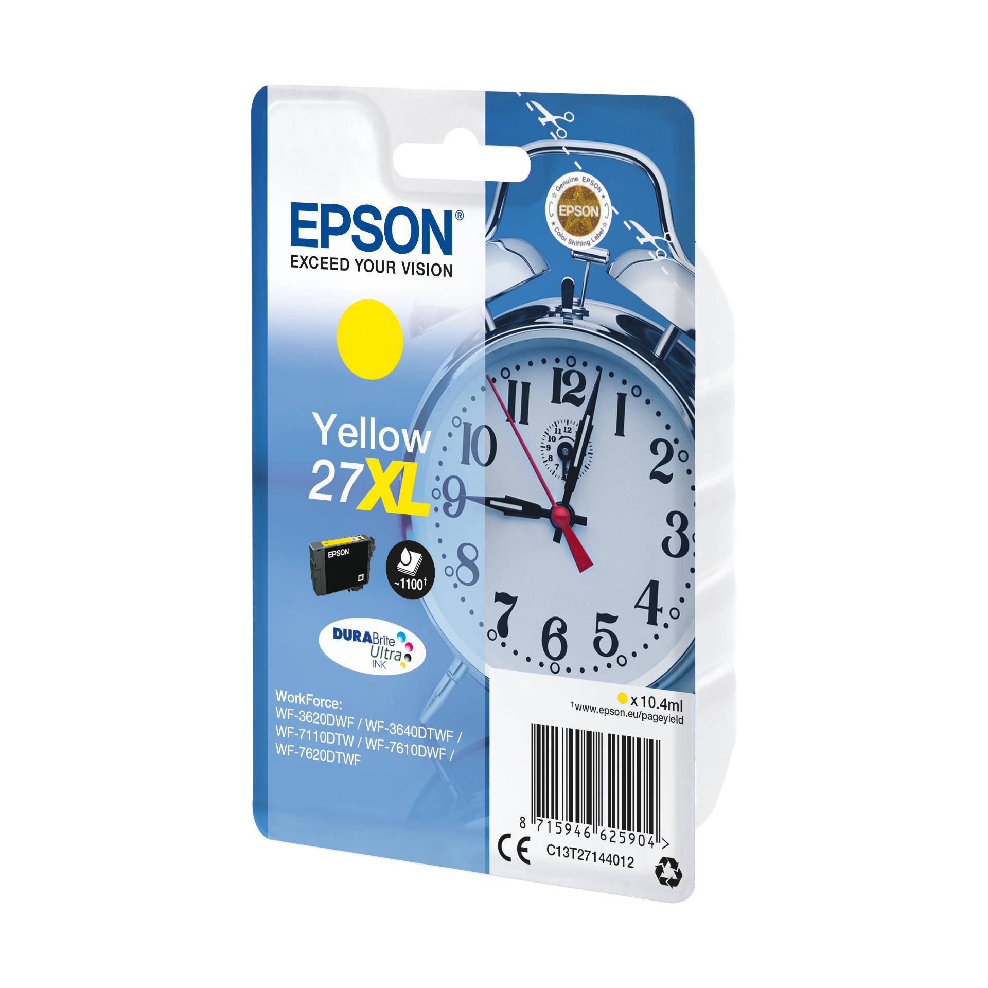 Epson DURABrite Ultra Ink 27 XL cartuccia giallo T 2714