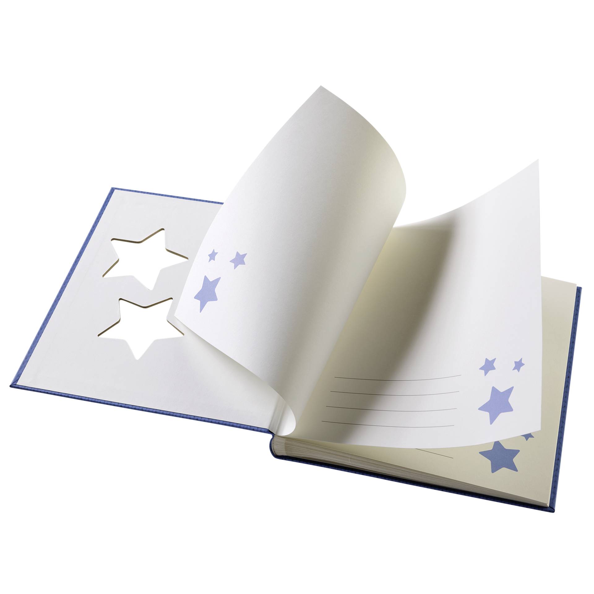 Walther Estrella blu 28x30,5 50 weiße pagine Babyalbum UK133