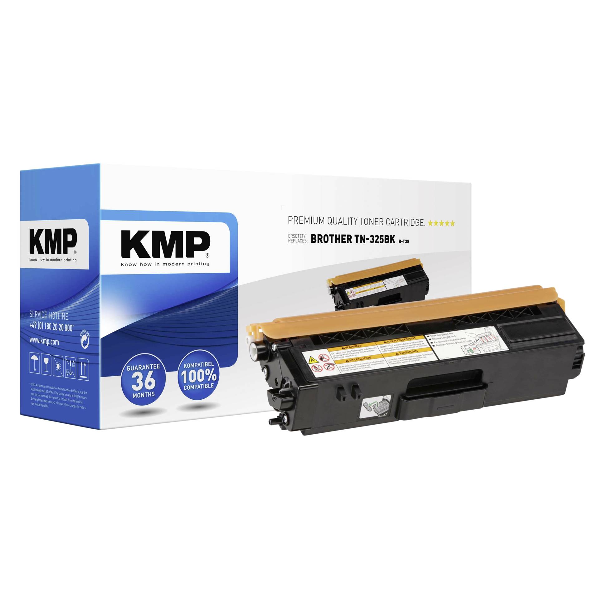 KMP B-T38 cartuccia nero compatibile con BrotherTN-325 BK